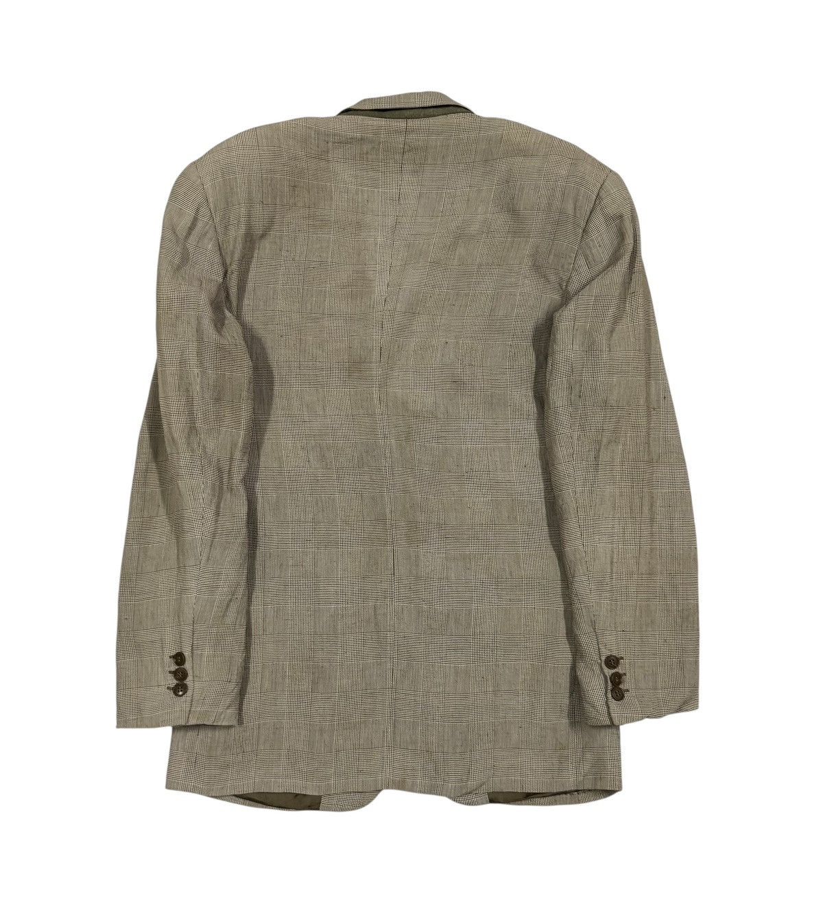Emporio Armani Vtg🔥Emporio Armani Checkered Blazer Casual Size 48R - 2 Thumbnail