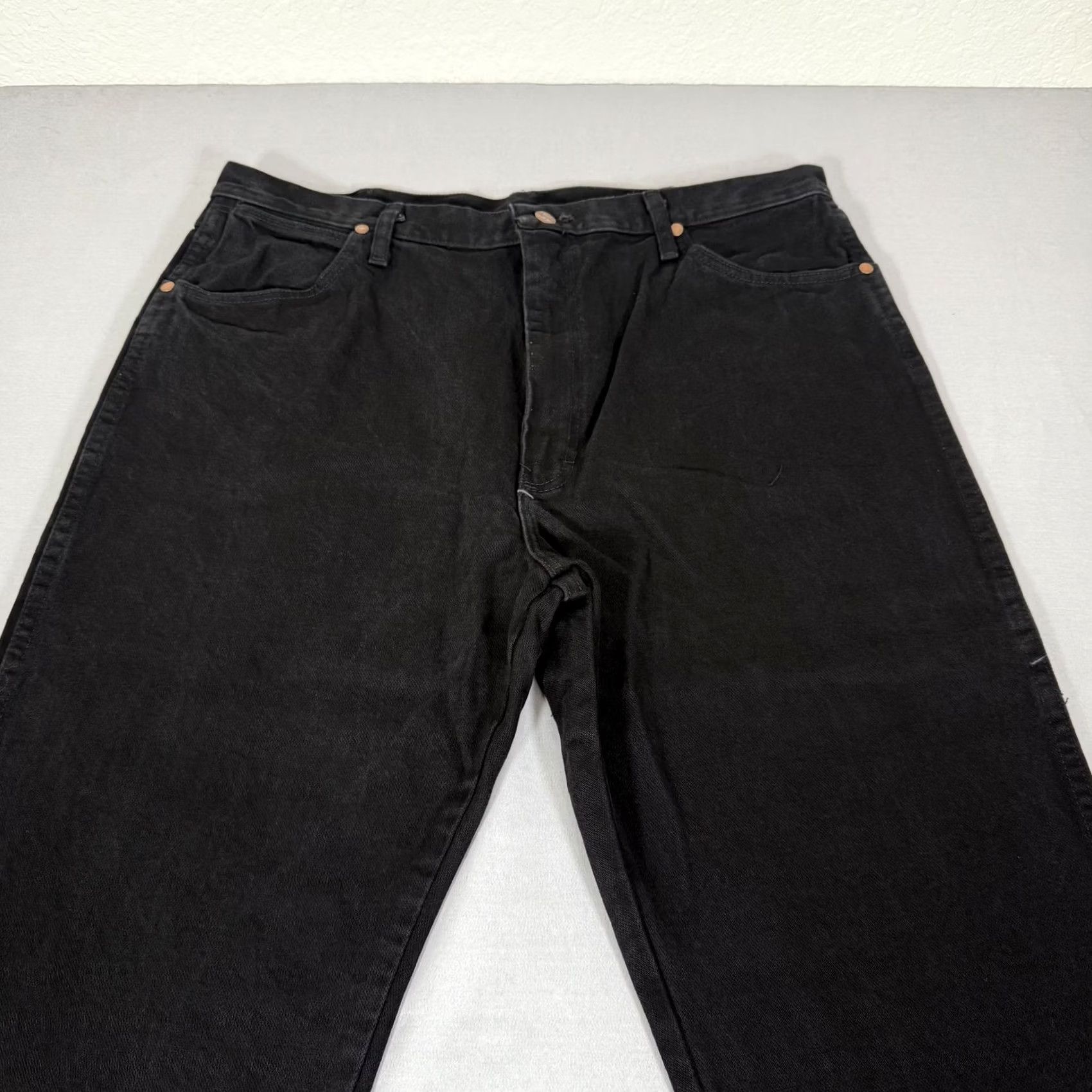 Wrangler Wrangler Jeans Men 38x36 Black 13MWZ Cowboy Cut Bootcut Denim Pants Western Cowboy Western Bootcut Size US 38 / EU 54 - 2 Thumbnail