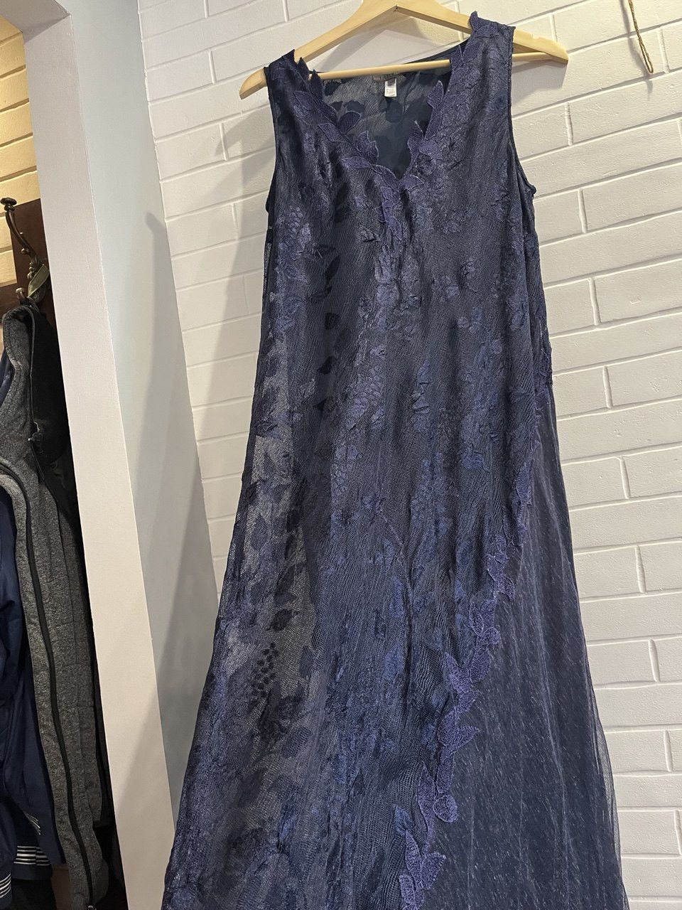 La Perla Elegant La Perla Navy Blue Dress Size L / US 10 / IT 46 - 2 Thumbnail