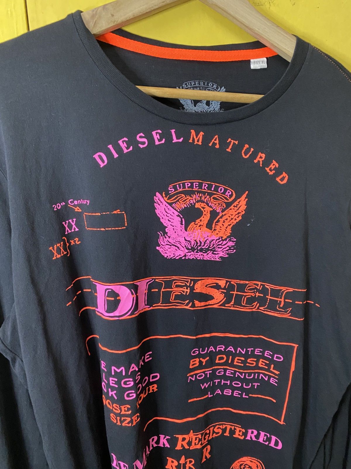 Other Diesel Long Sleeve Tee Soft Fabric Crewneck Size US L / EU 52-54 / 3 - 3 Thumbnail