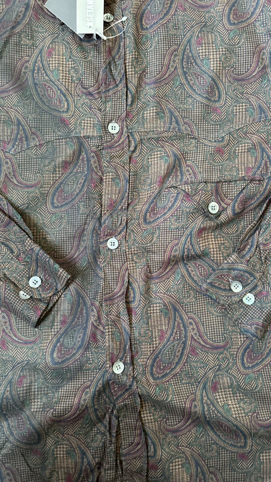 Japanese Brand VINTAGE ZAGATO MILANO PAISLEY SHIRT Size US M / EU 48-50 / 2 - 2 Thumbnail