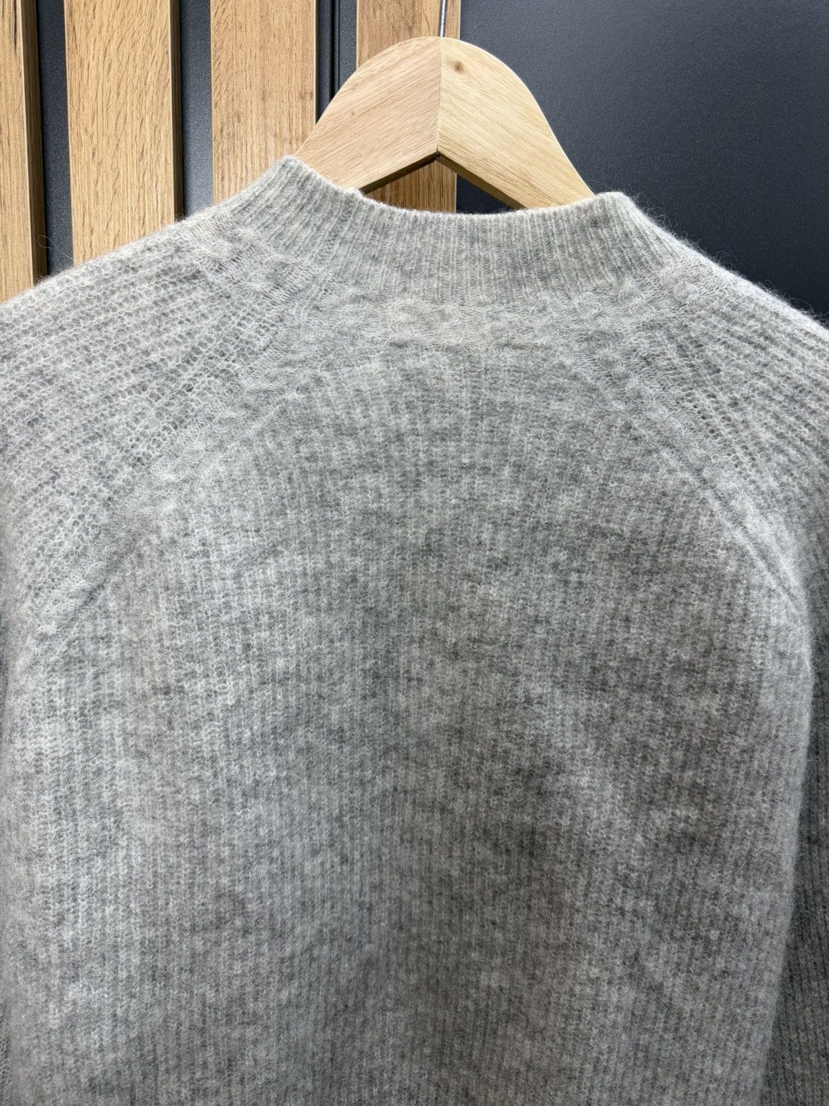 Sezane Sezane La Maille Grey Baby Alpaca Blend Sweater Womens XS Size XS / US 0-2 / IT 36-38 - 12 Thumbnail