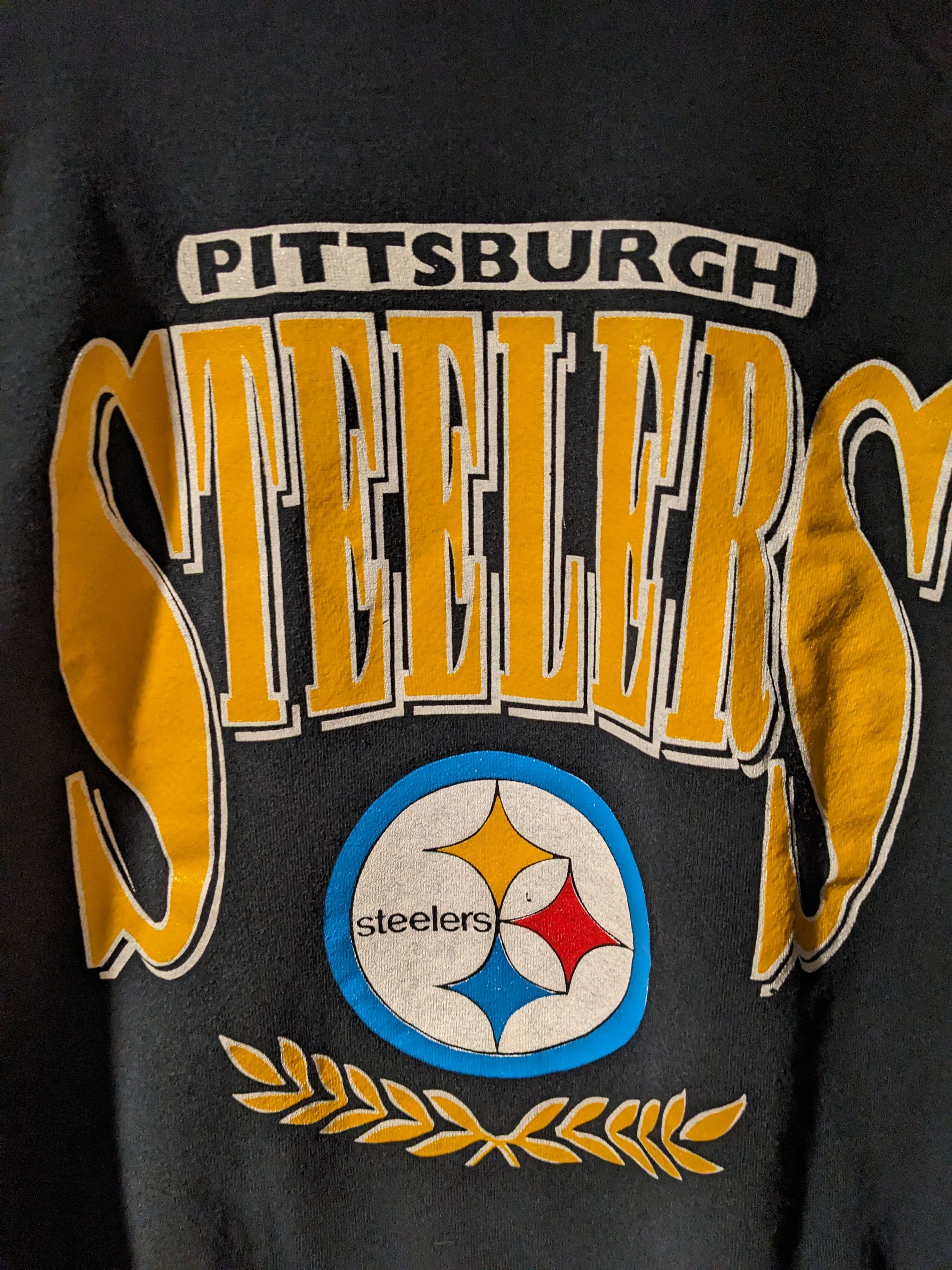 NFL × Vintage Vintage 90s Pittsburgh Steelers NFL Football Sweatshirt Size US XL / EU 56 / 4 - 2 Thumbnail