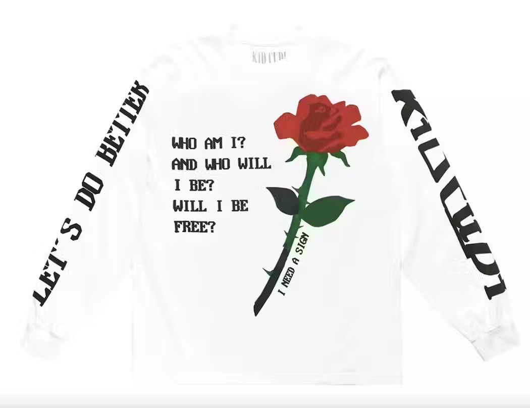 Cactus Plant Flea Market × Kid Cudi 💚 2019 Cactus Plant Flea Market x Kid Cudi Rose Longsleeve Size US M / EU 48-50 / 2 - 1 Thumbnail