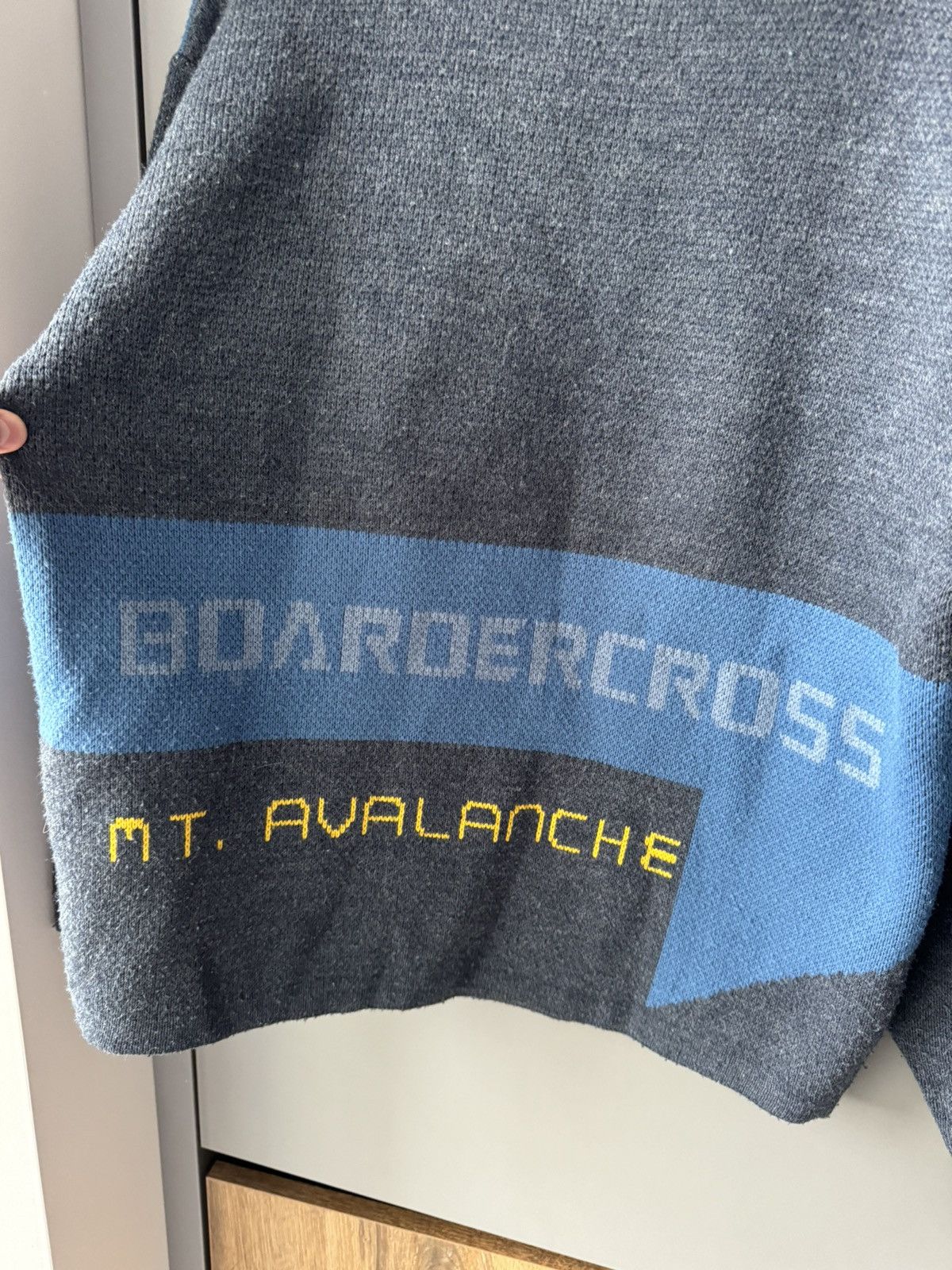The Simpsons Fox 2002 The Simpsons Knit Sweater Bart Ski Board Big Logo Size US M / EU 48-50 / 2 - 8 Thumbnail
