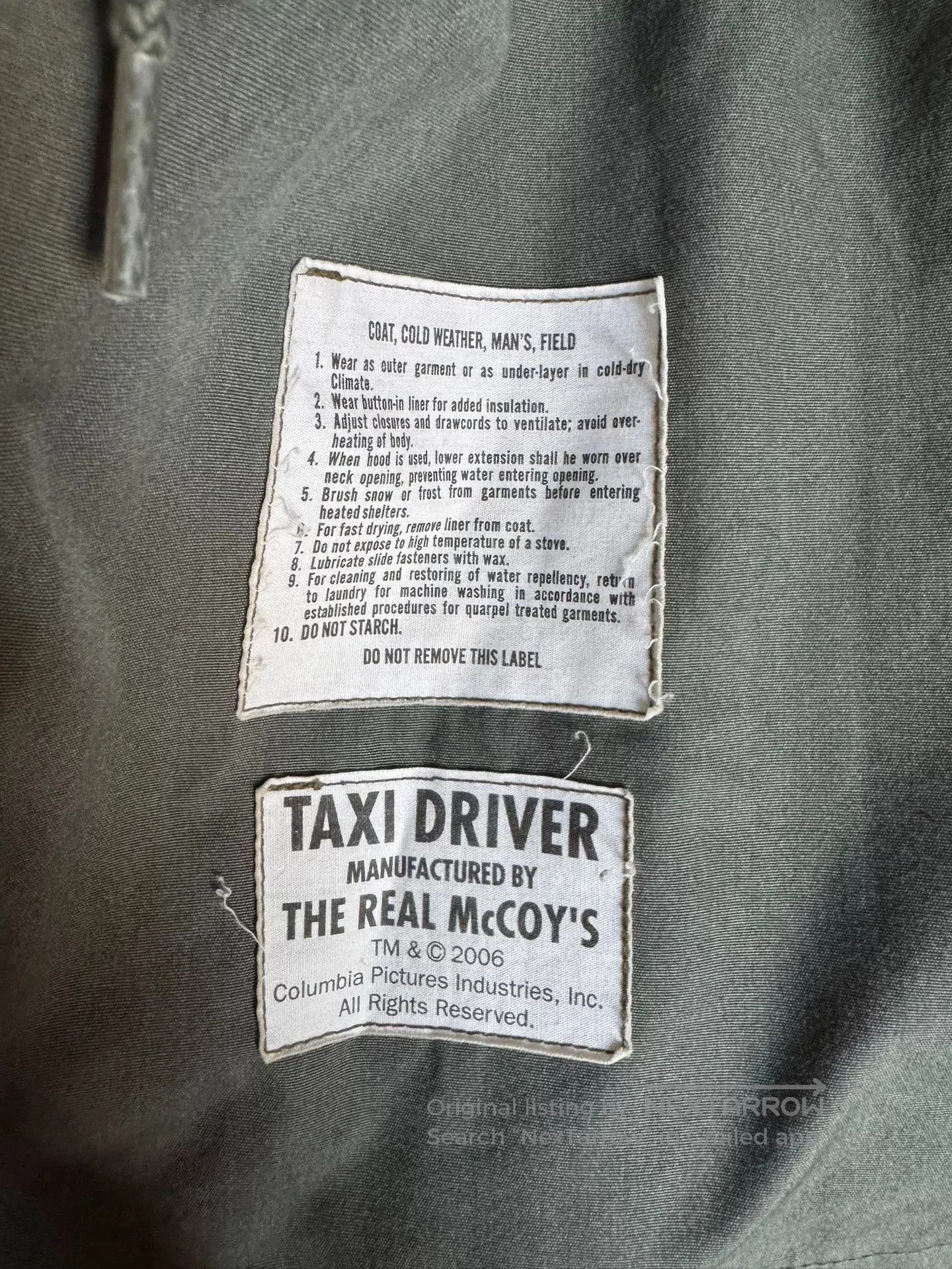 The Real McCoy's The Real McCoys M65 Taxi Driver Special XS. Size US XS / EU 42 / 0 - 6 Thumbnail
