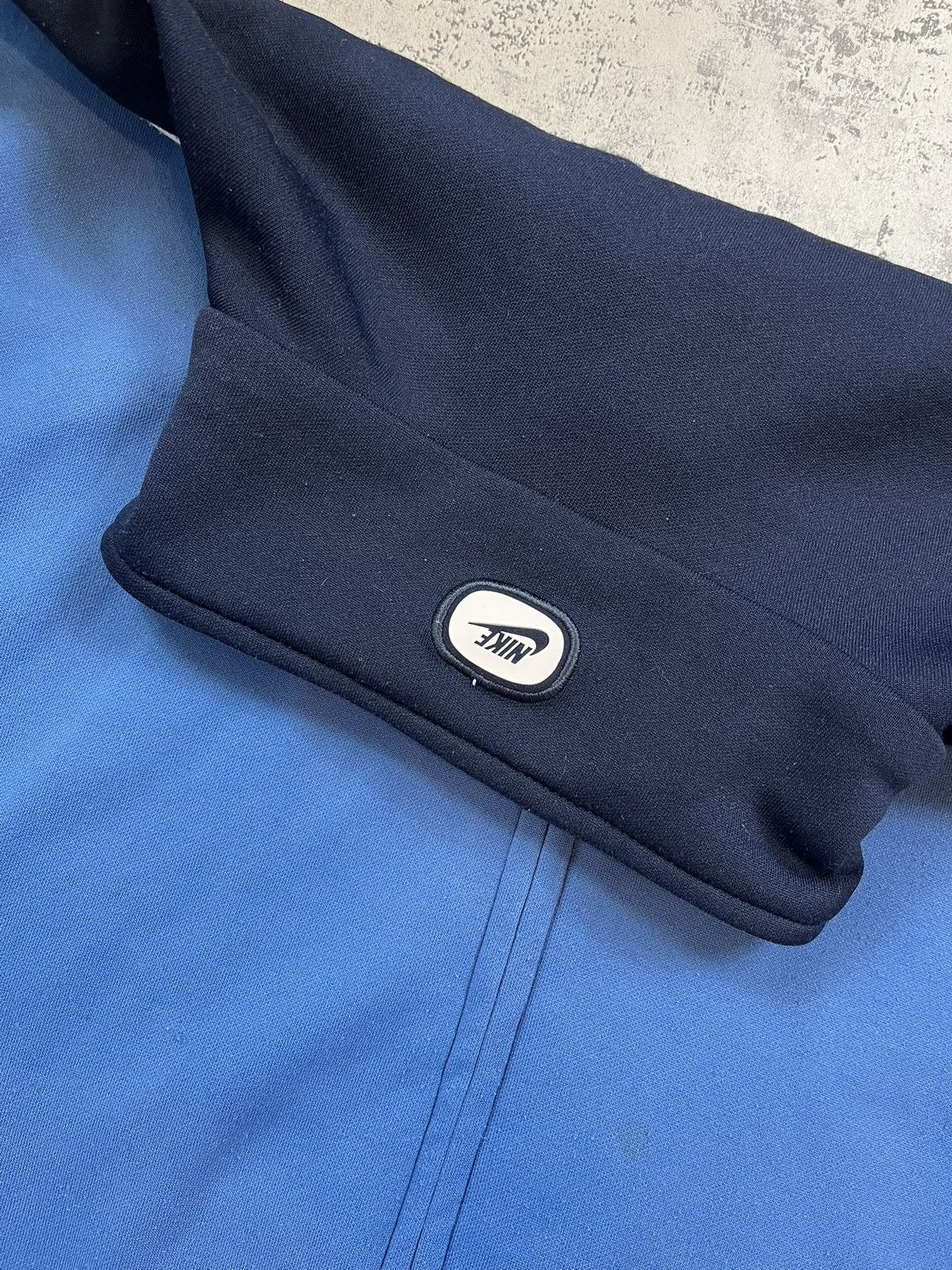 Nike × Vintage 90s Nike Retro Logo Vintage Y2K Oversized Track Jacket Size US L / EU 52-54 / 3 - 5 Thumbnail