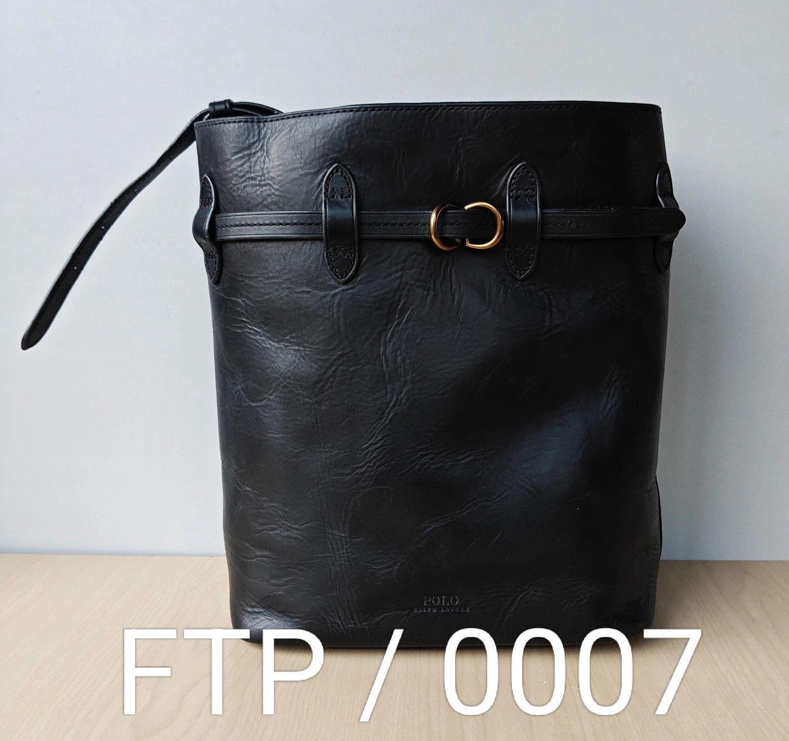 Polo Ralph Lauren Polo Ralph Lauren Bellport Leather Large Bucket Bag FTP 0007 Size ONE SIZE - 8 Thumbnail