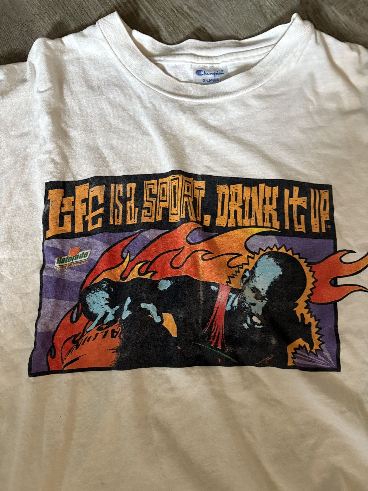 Champion Vintage Gatorade Ad Shirt Champion 90s single stitch Size XL Size US XL / EU 56 / 4 - 2 Thumbnail