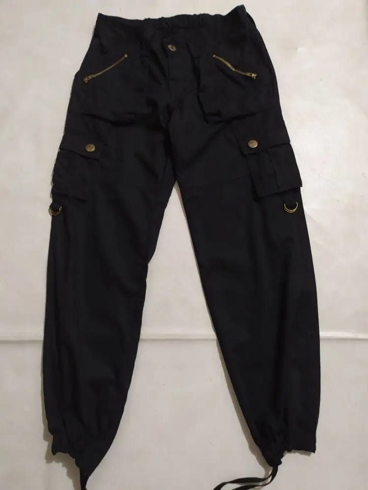 Other Unknown Black Cargo Japanese Multipocket Tactical Pants Size US 29 - 9 Thumbnail