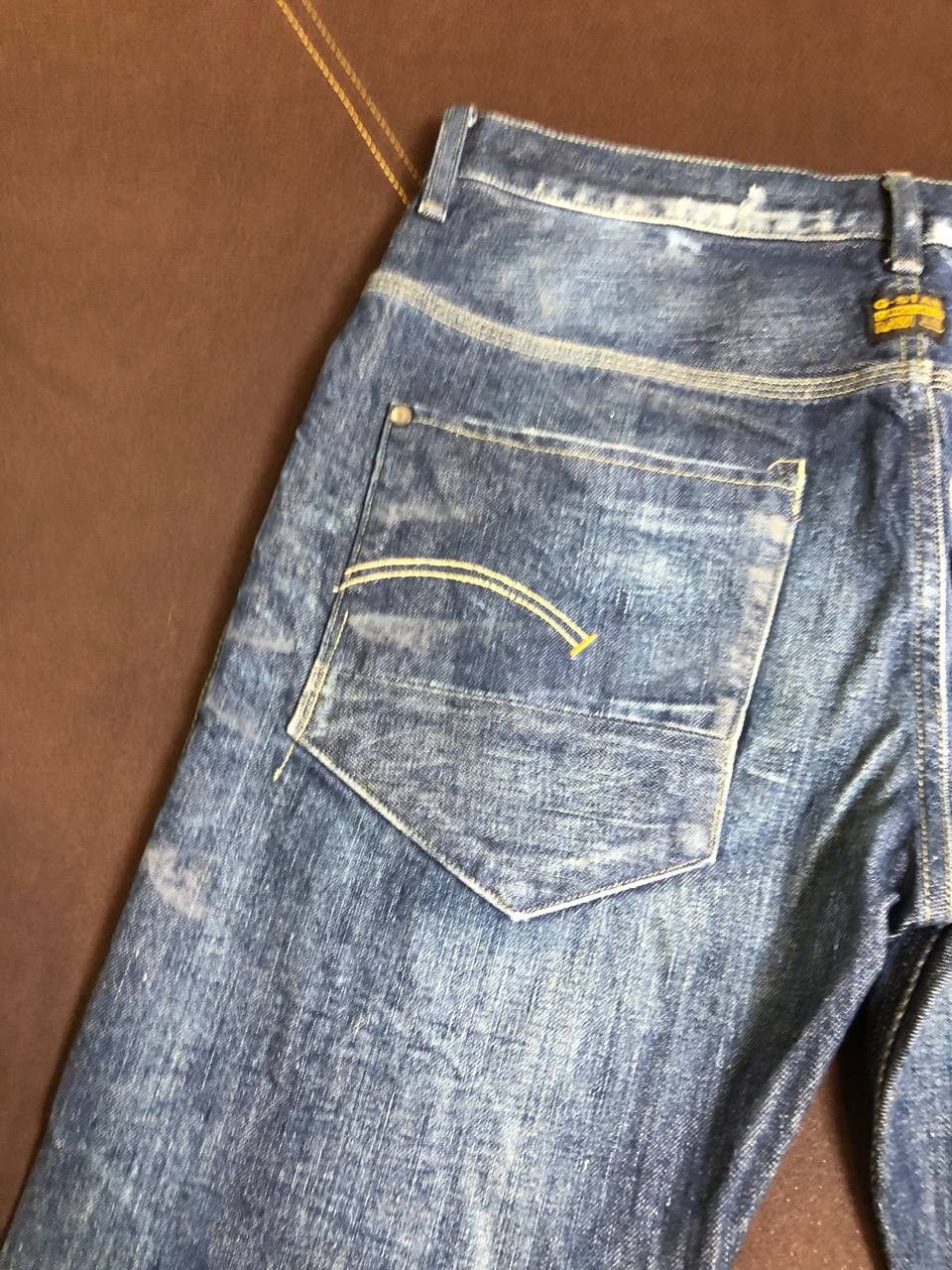 G-Star G-Star Raw Distressed Denim Jeans Luxury Size US 34 / EU 50 - 15 Thumbnail