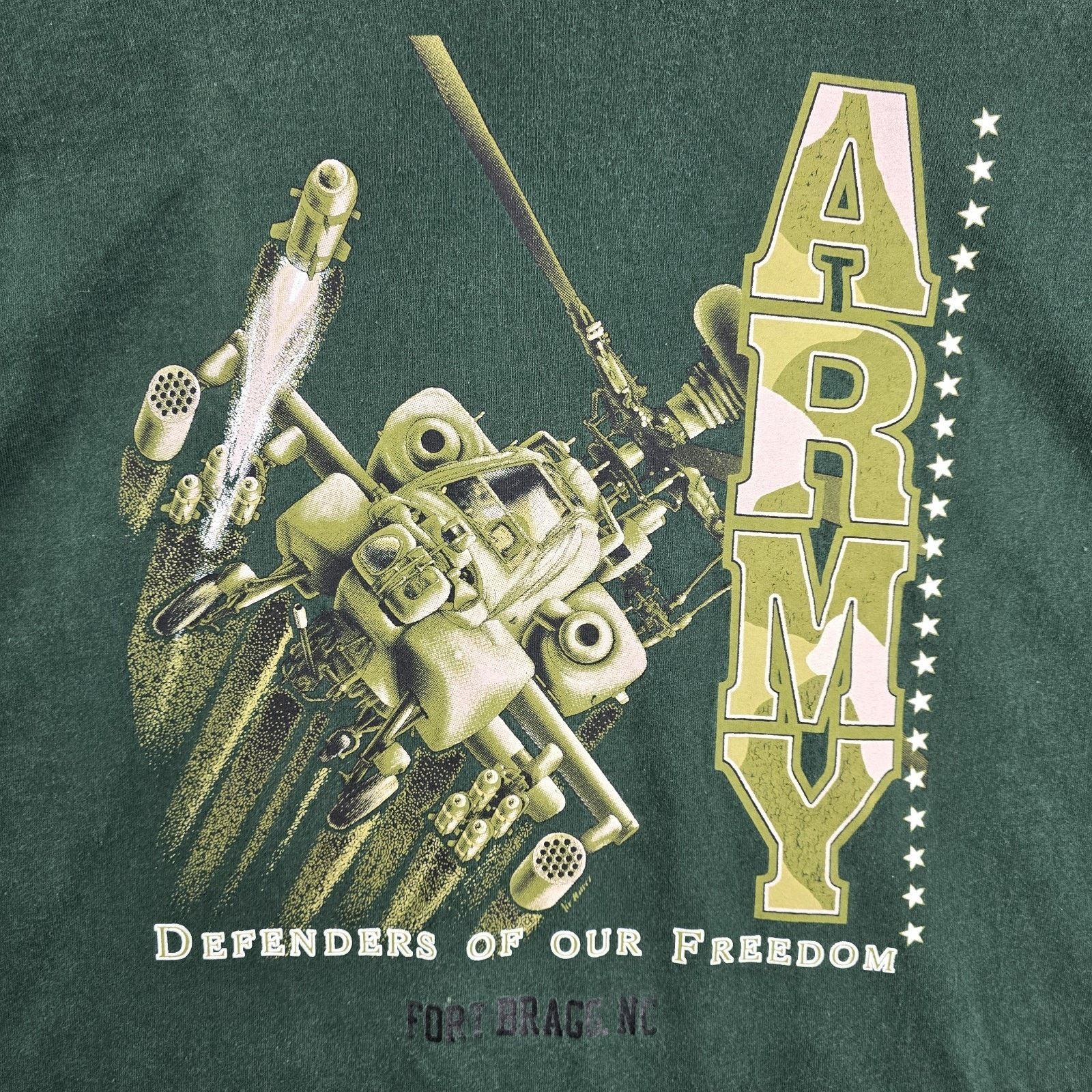 Hanes Vintage US Army Defenders Of Our Freedom Ahirt Size XL Size US XL / EU 56 / 4 - 3 Thumbnail