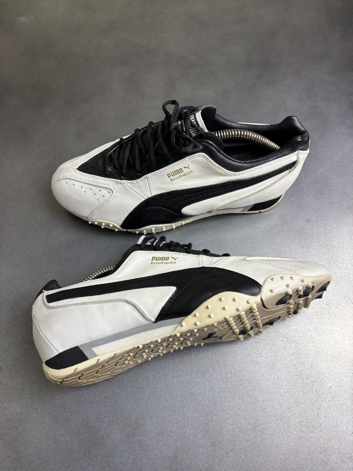 Vintage Puma Brushspike 2000s Puma Sneakers Low Slip On 90s
