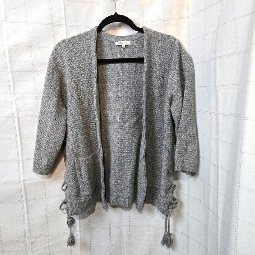 Madewell Madewell Cozy Gray Knit Cardigan Size XS / US 0-2 / IT 36-38 - 1 Thumbnail