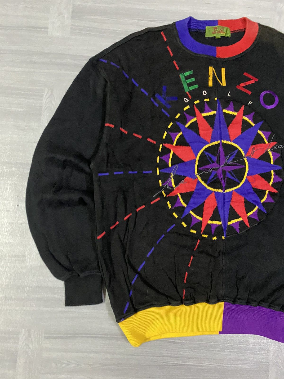 Kenzo Vintage Kenzo Golf Sweatshirt Embroidery Kenzo Golf Big Logo Size US L / EU 52-54 / 3 - 5 Thumbnail