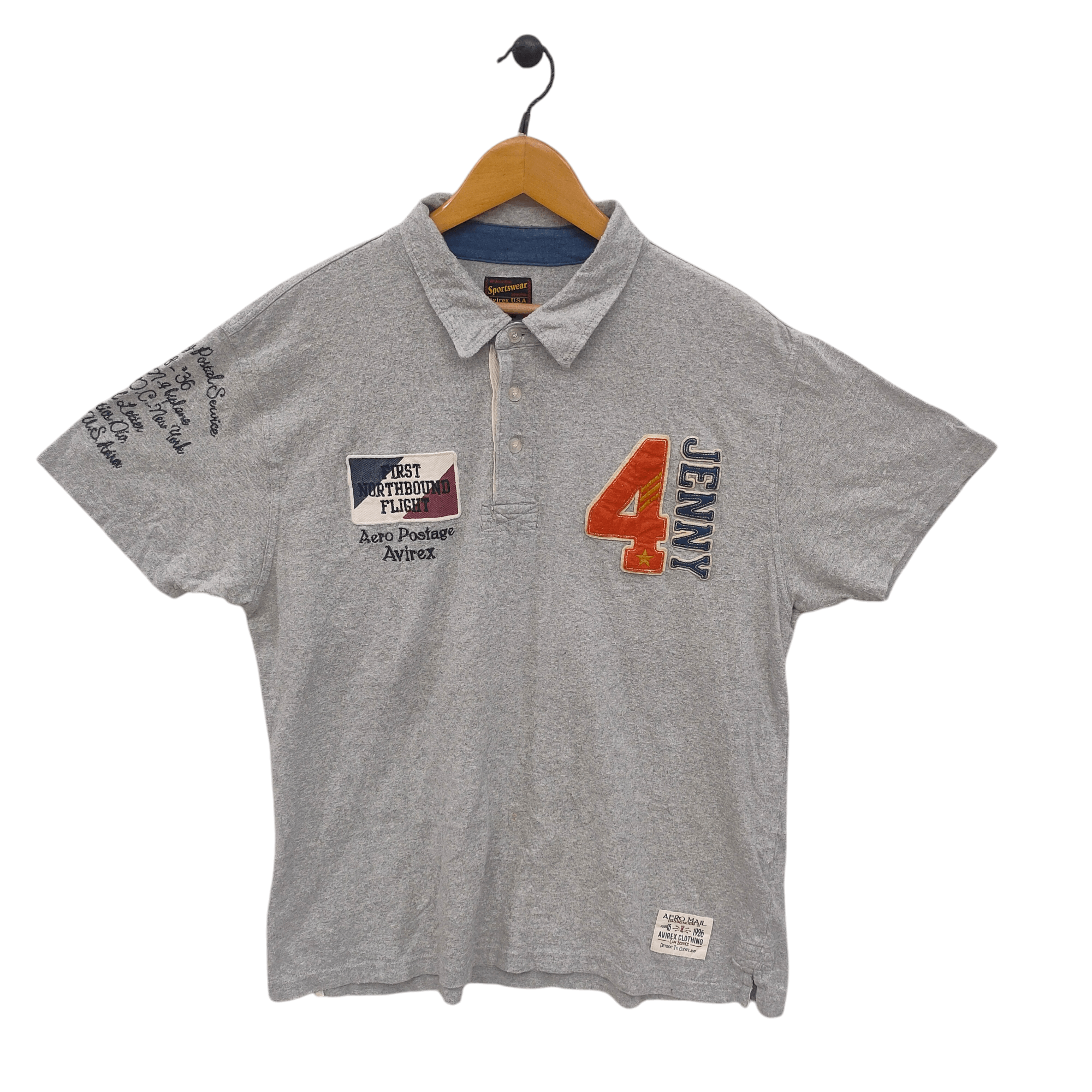 Avirex × Vintage Vintage Avirex USA Sportswear Polo Shirt Size US L / EU 52-54 / 3 - 1 Thumbnail