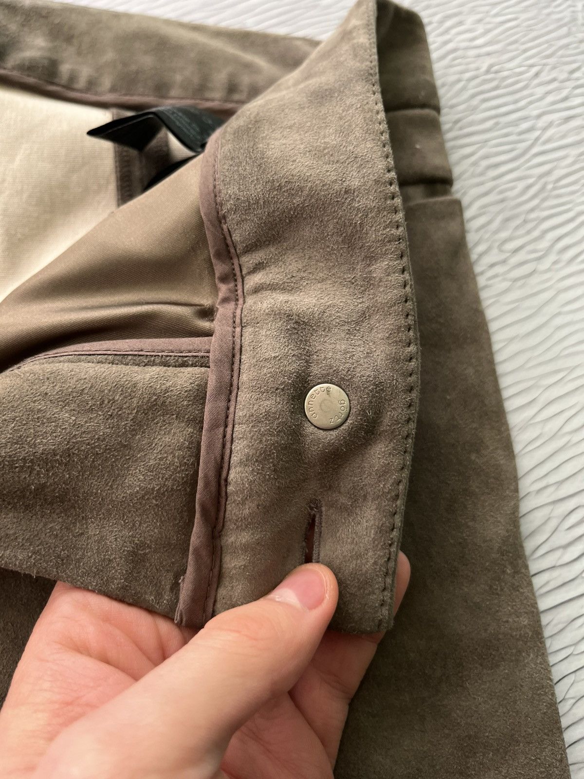 Annette Gortz Annette Gortz Luxury leather Pants Brown Germany Size 26" / US 2 / IT 38 - 6 Thumbnail
