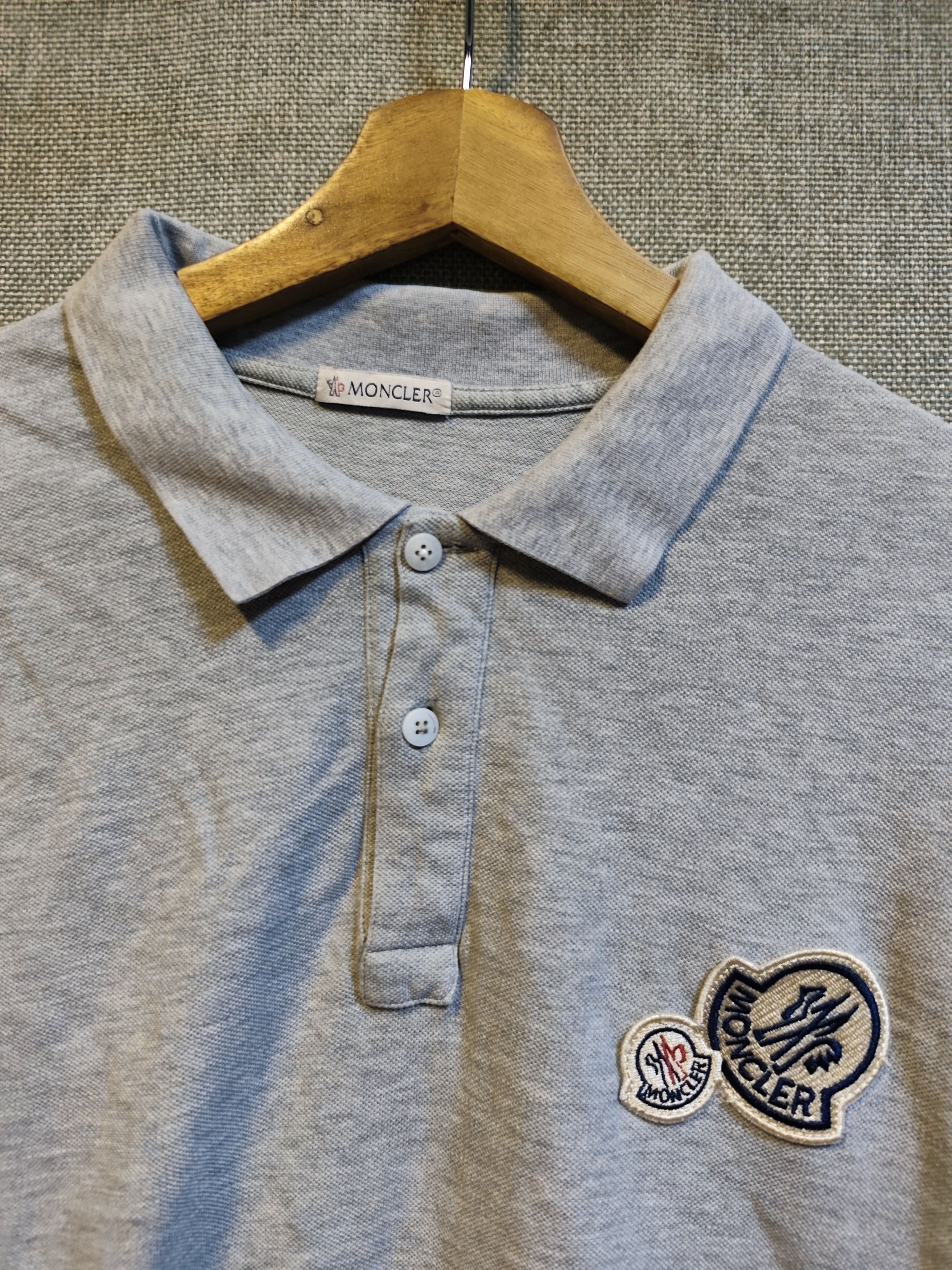 Moncler Moncler Polo Shirt Size US L / EU 52-54 / 3 - 3 Thumbnail