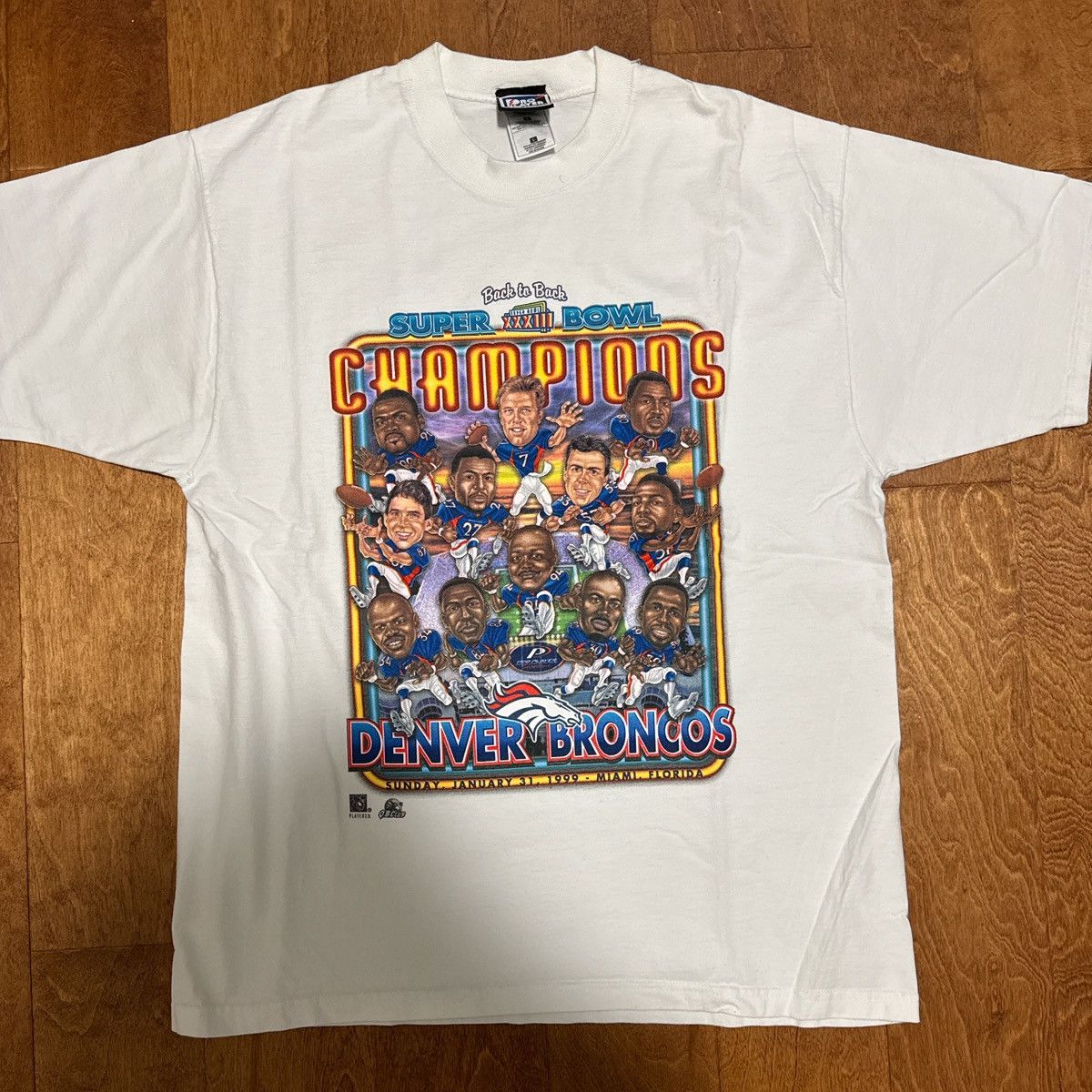 NFL × Pro Player × Vintage Vintage 1999 Denver Broncos Super Bowl tee Size US L / EU 52-54 / 3 - 1 Thumbnail