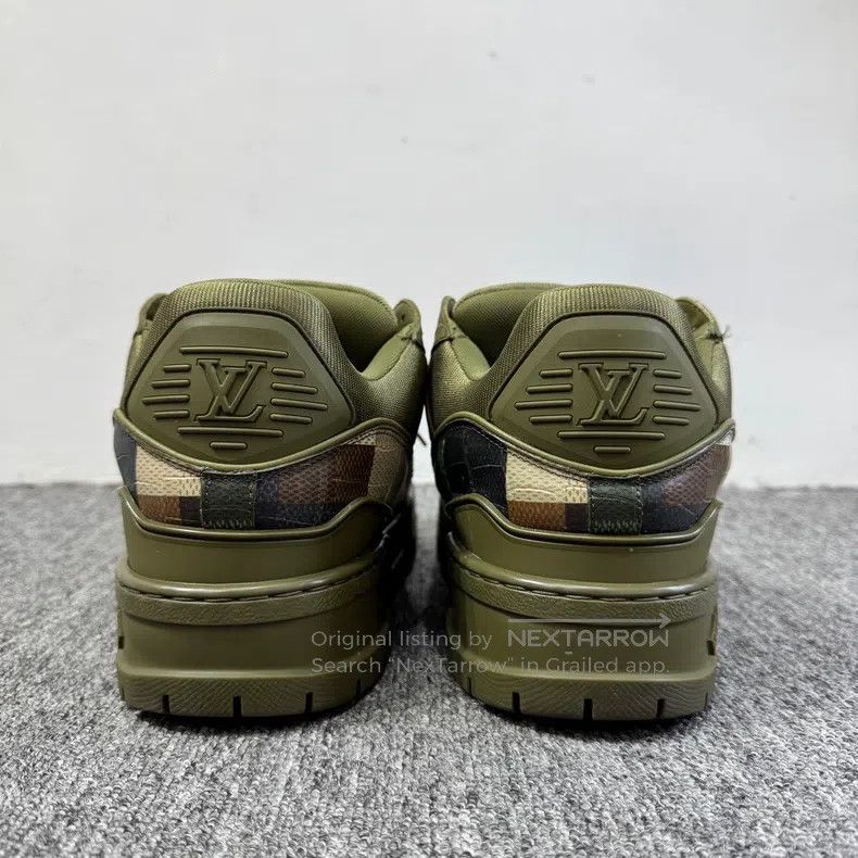 Louis Vuitton Louis Vuitton Camouflage fat Ding trainer shoes Size US 7 / EU 40 - 3 Thumbnail