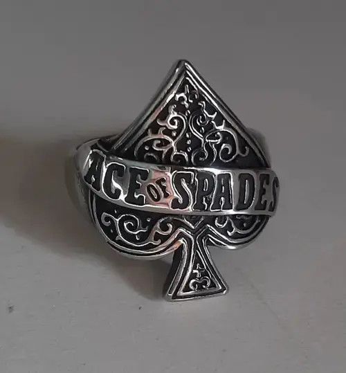 Vintage Saint Laurent Paris Silver Stamp Ring Size ONE SIZE - 4 Thumbnail