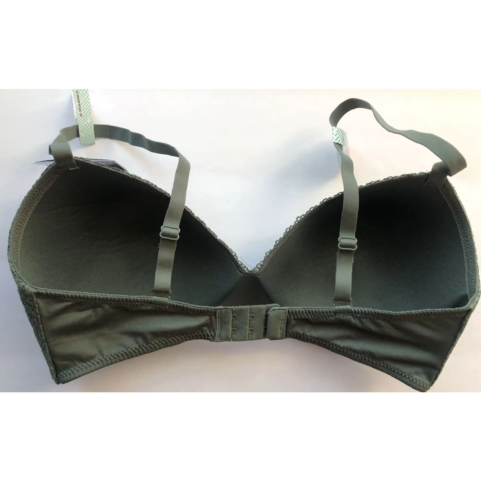 Vintage Maidenform Self Expressions Women's Green Olive Wireless Bra 36D T-Shirt Bra NWT New in Box Size ONE SIZE - 3 Thumbnail