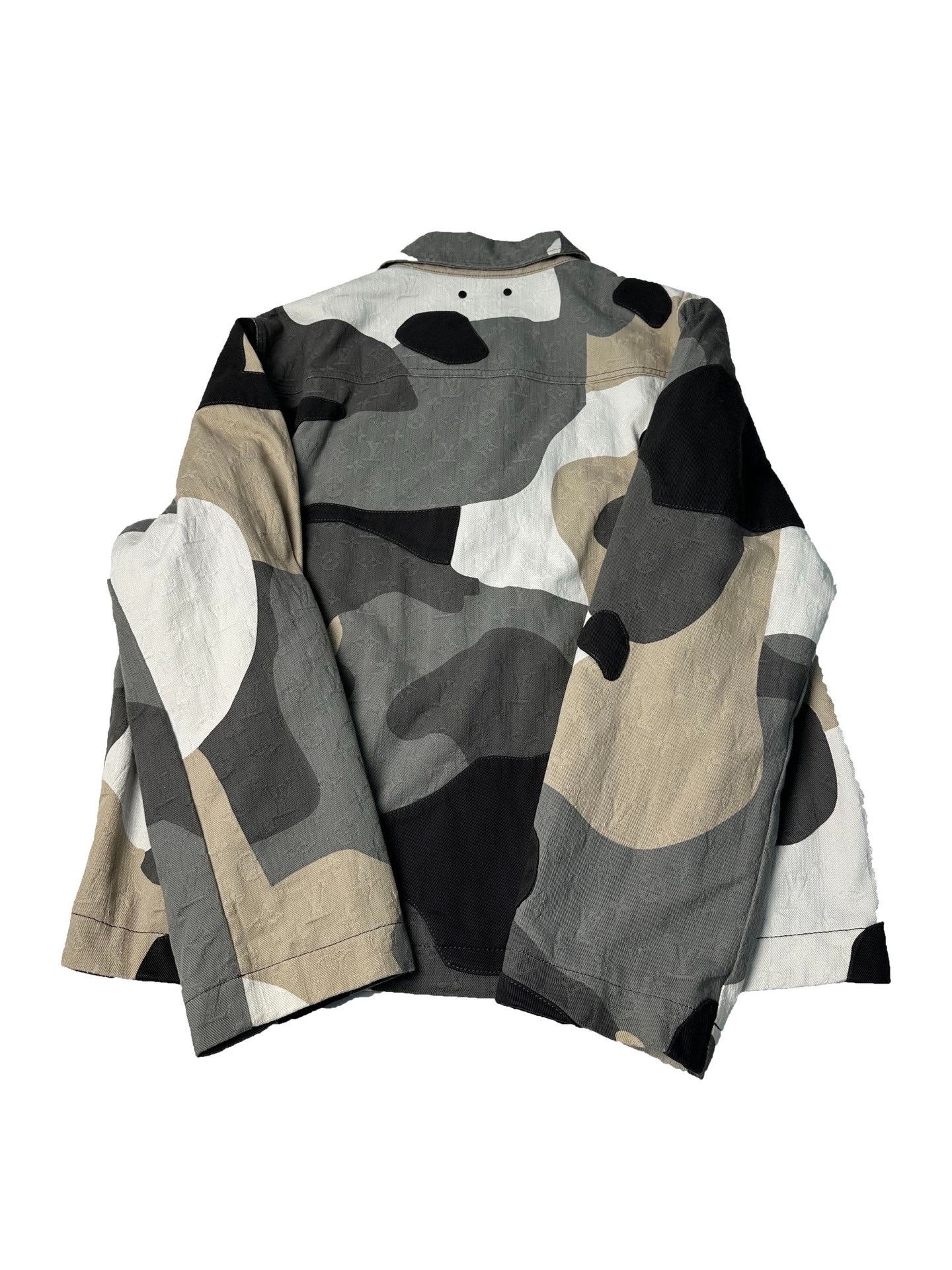Louis Vuitton Louis Vuitton Head Portrait Camouflage Print Color Matching Size US L / EU 52-54 / 3 - 2 Thumbnail