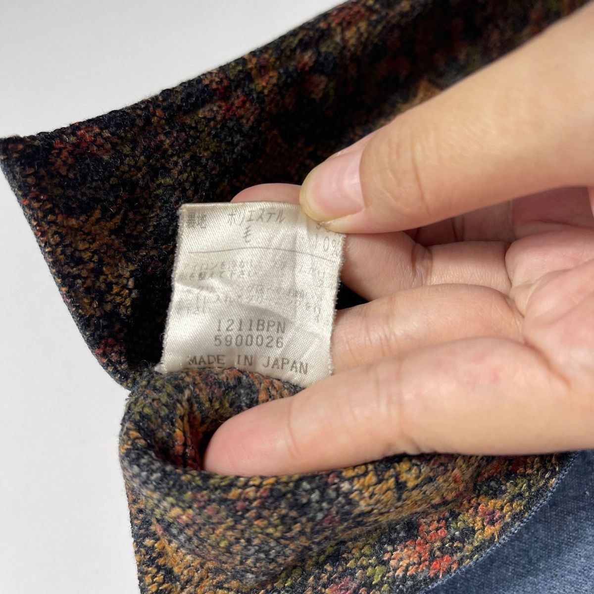 Vintage Vintage Japanese Reversible Denim Vest Floral Lining Size US L / EU 52-54 / 3 - 5 Thumbnail
