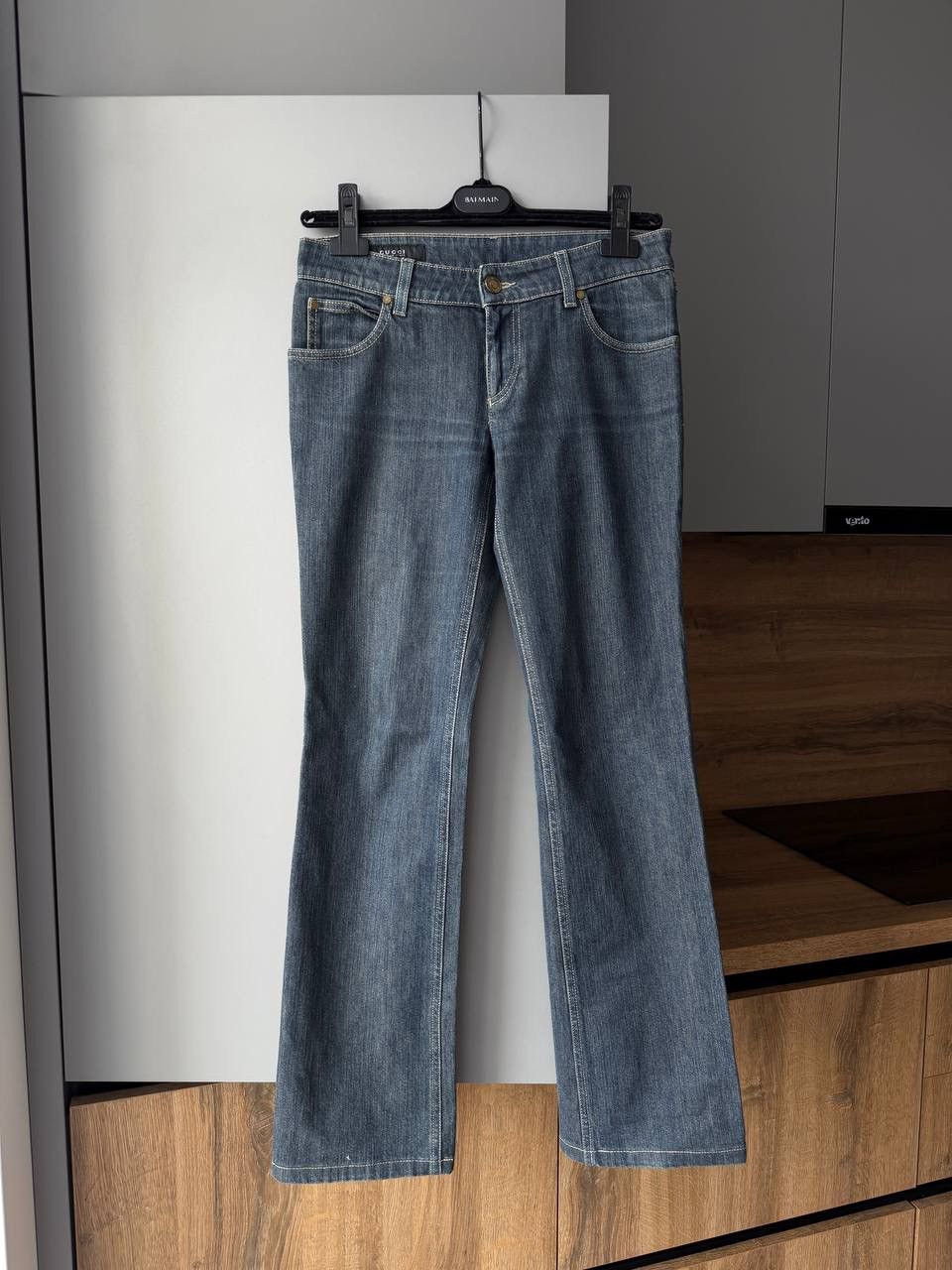 Gucci Gucci By Tom Ford S/S2002 Flared Denim Jeans Vintage Archive Size 27" / US 4 / IT 40 - 4 Thumbnail
