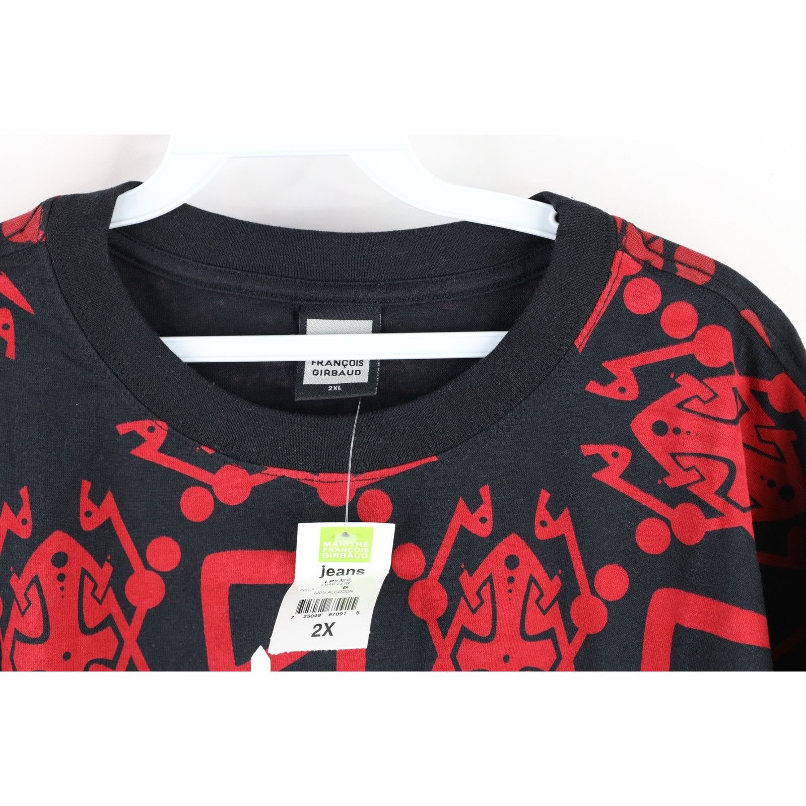 Marithe + Francois Girbaud × Vintage NOS Vintage 90s Marithe Francois Girbaud Baggy T-Shirt Size US XXL / EU 58 / 5 - 6 Thumbnail