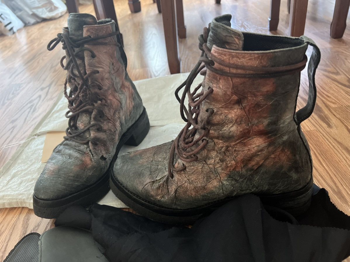 Carol Christian Poell Ccp paper dart combat boots Size US 10 / EU 43 - 9 Thumbnail