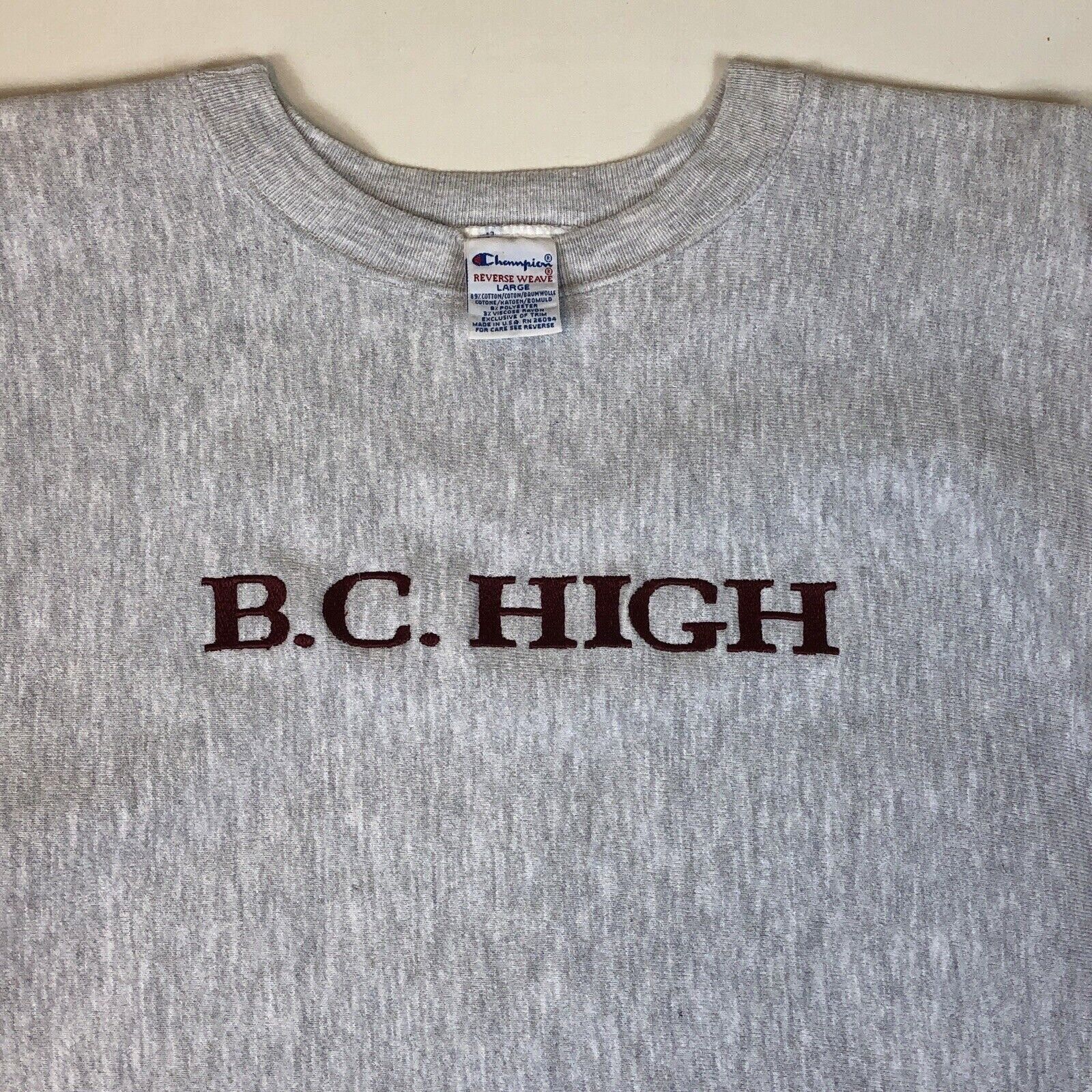 Champion Vintage Boston College BC High School Champion Reverse Weave Size US L / EU 52-54 / 3 - 3 Thumbnail