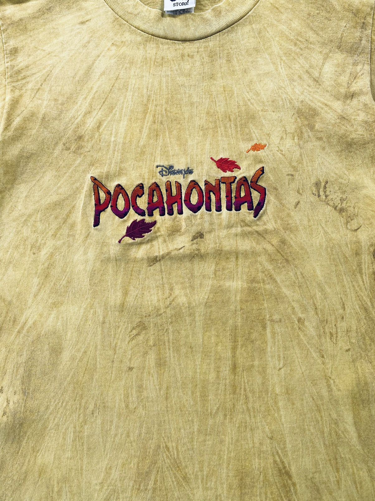 Vintage Vintage Anime Disney Pocahontas Rare Embroidery Tees Size US S / EU 44-46 / 1 - 3 Thumbnail