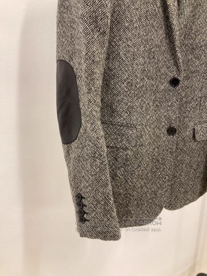 Saint Laurent Paris Saint Laurent Paris Leather patched wool suit jacket Size US S / EU 44-46 / 1 - 2 Thumbnail