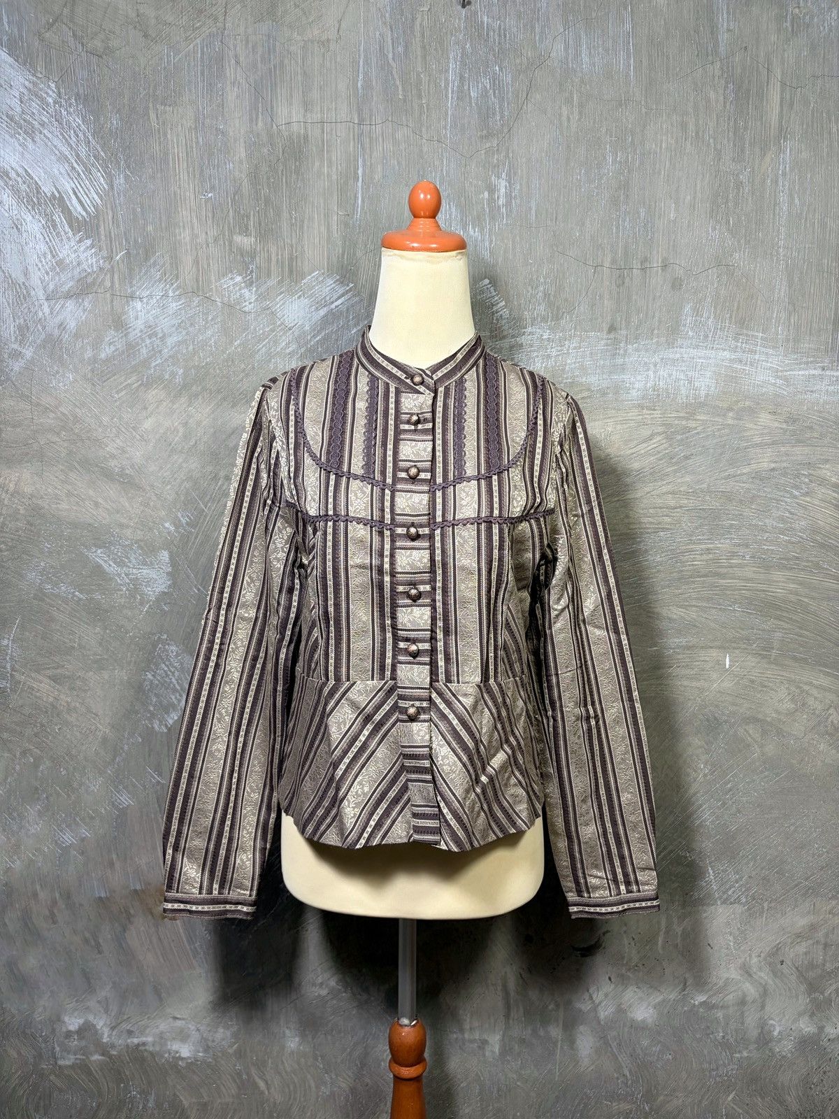 Le Grande Bleu (L.G.B.) Unknown - Japanese Y2K Women Mesh Tops Size M / US 6-8 / IT 42-44 - 1 Thumbnail