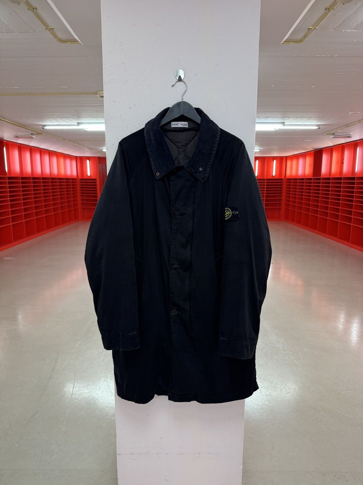 Stone Island Stone Island Raso Gommato dual layer trench coat Size US XL / EU 56 / 4 - 7 Thumbnail