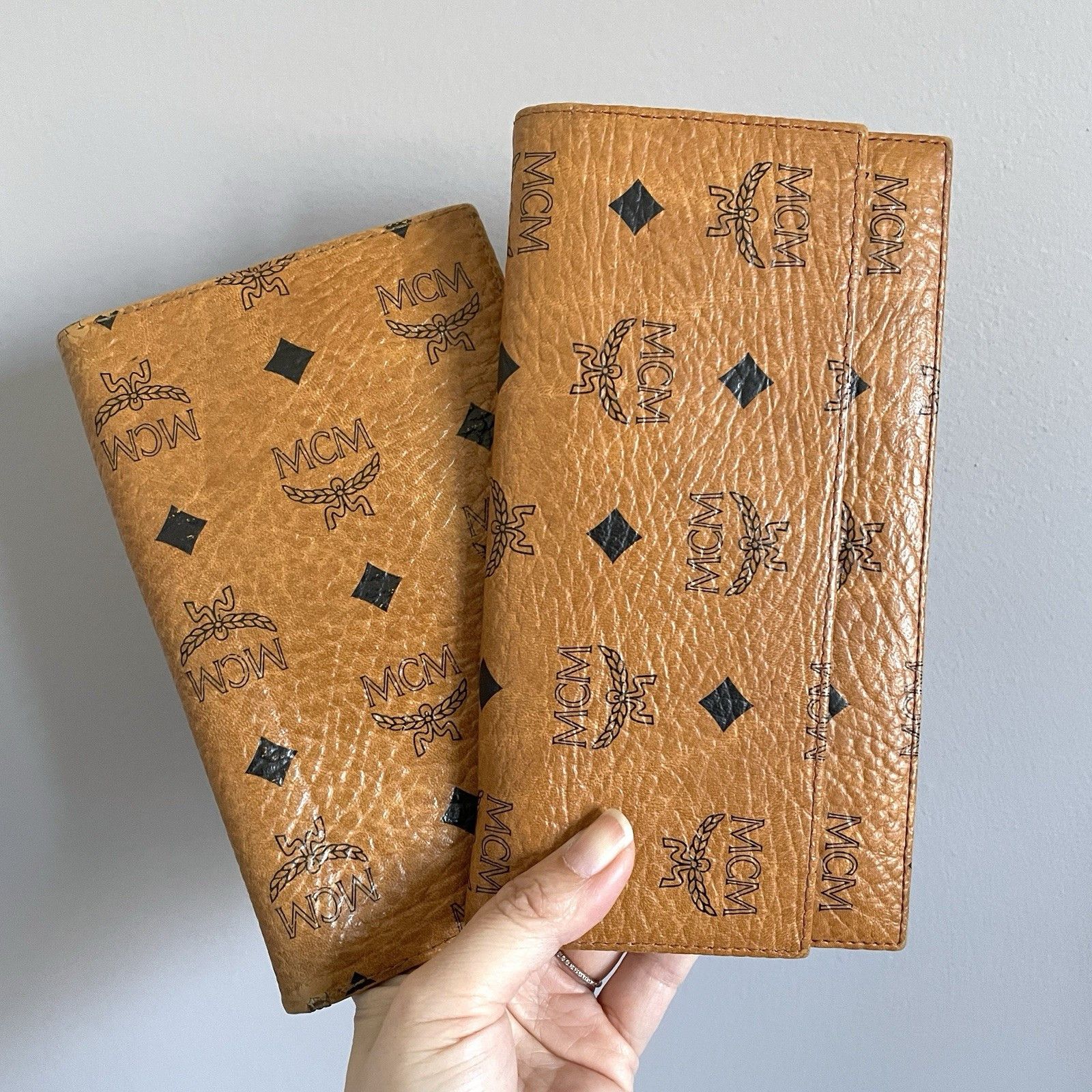 MCM Vintage MCM Cognac Visetos Leather Wallet & Cardholder Size ONE SIZE - 12 Thumbnail