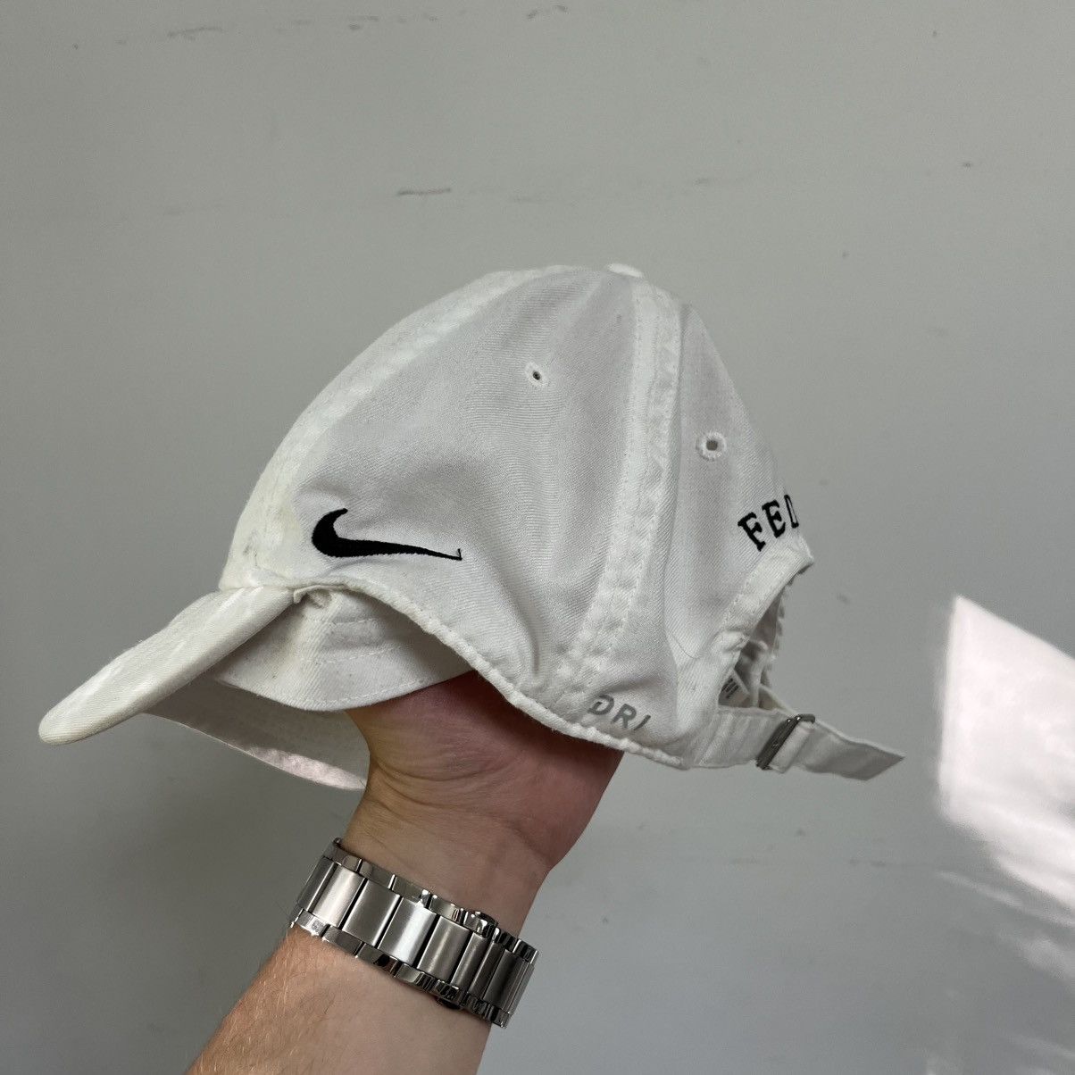Nike Vintage Nike RF Roger Federer Faded Cap Hat Size ONE SIZE - 5 Thumbnail
