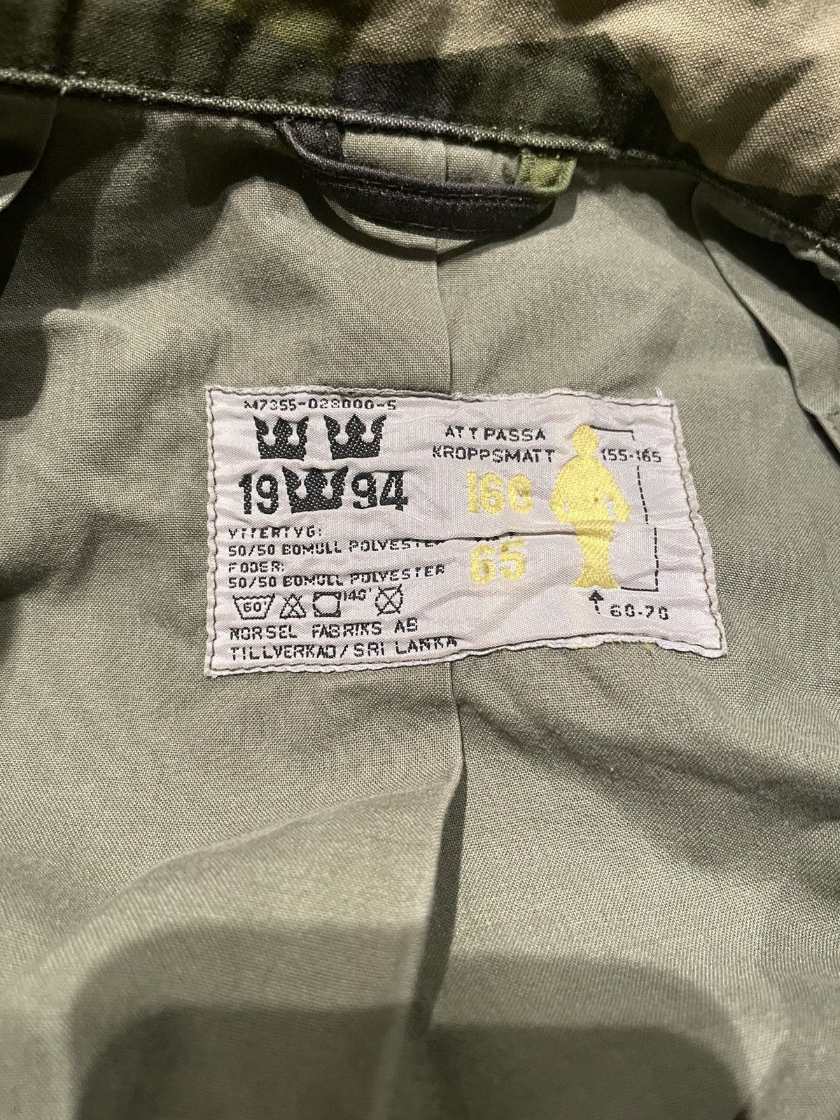 Other 🔥RARE🔥 Swedish Military Camo Vintage Jacket Size US S / EU 44-46 / 1 - 3 Thumbnail