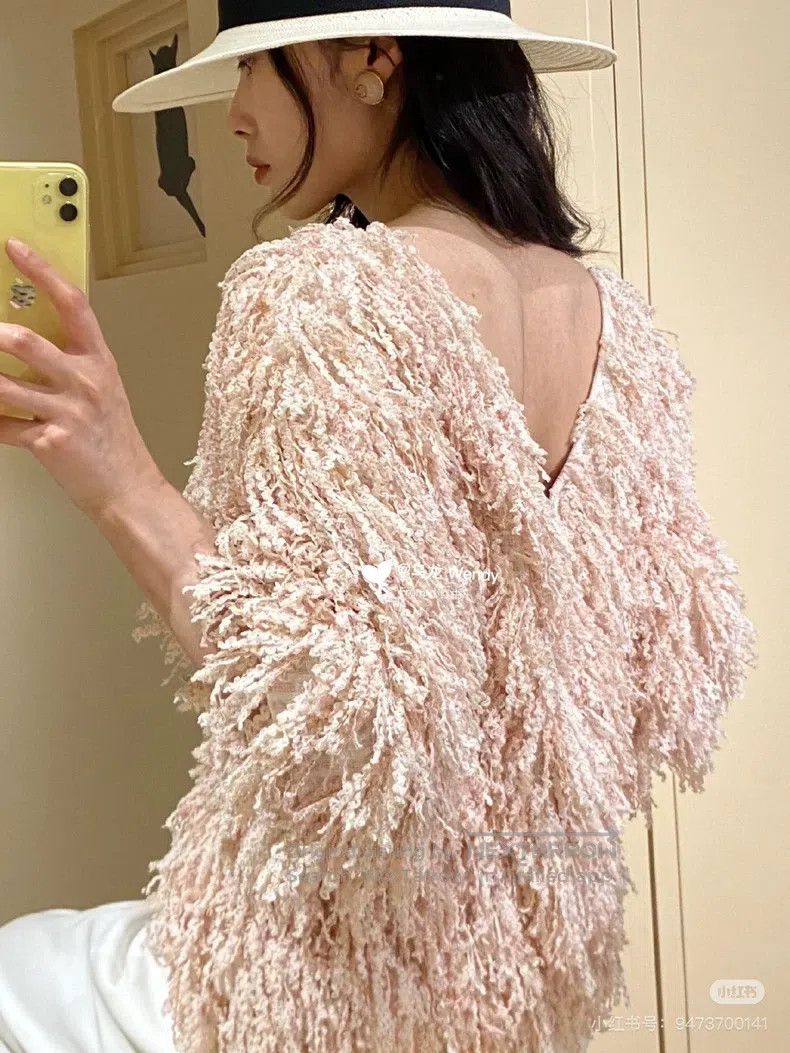 Chanel Chanel Waterfall series pink tassel short sleeves Size XS / US 0-2 / IT 36-38 - 8 Thumbnail