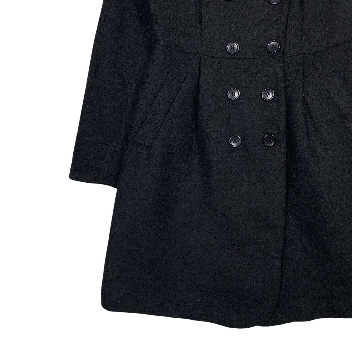 Japanese Brand SLY Double Breasted Overcoat #2457-C110 Size S / US 4 / IT 40 - 4 Thumbnail
