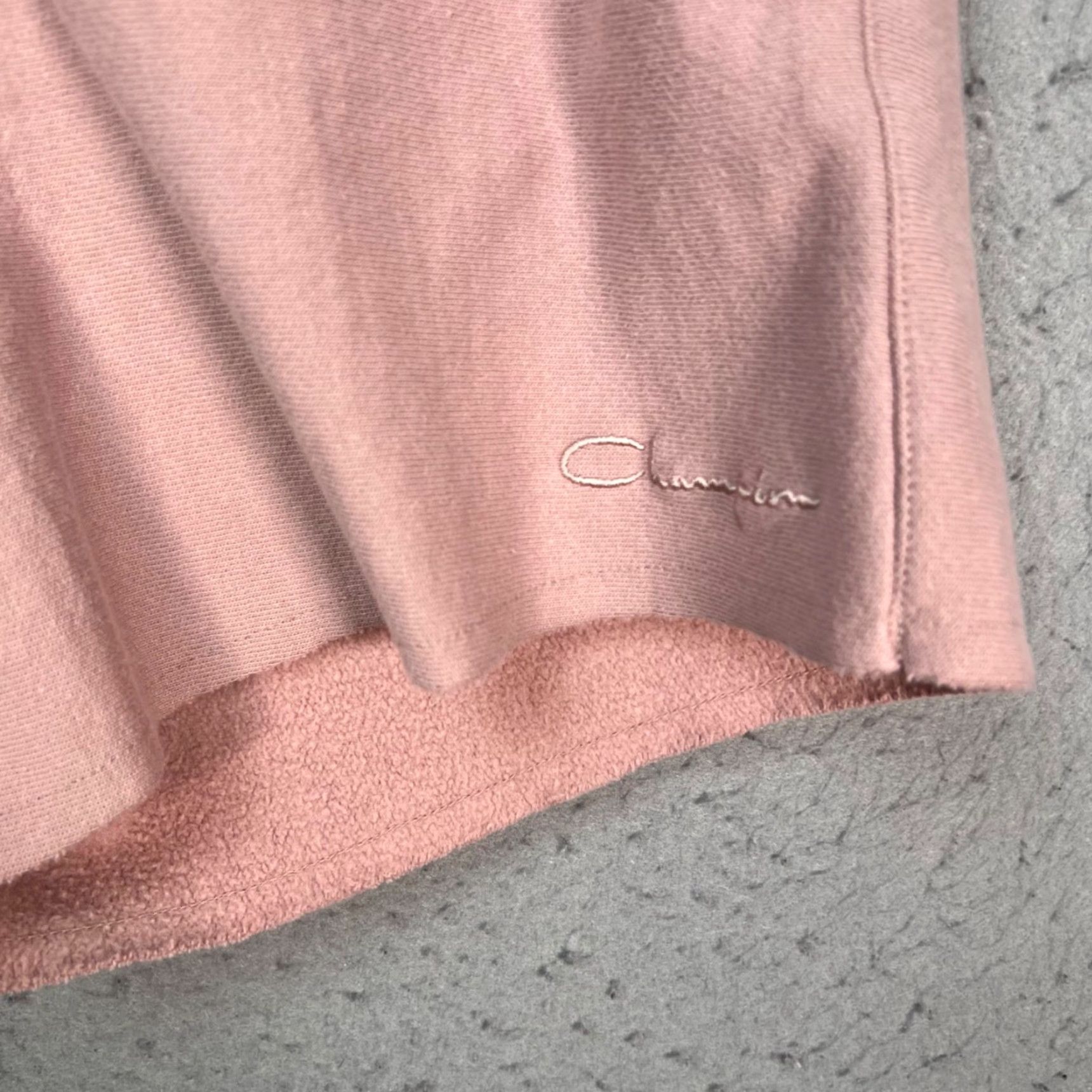 Champion Champion Mens Small Reverse Weave Shorts Pink Cotton Blend Reversible Sweat Adult S/Color Pink Mens Shorts Size US 29 - 5 Thumbnail