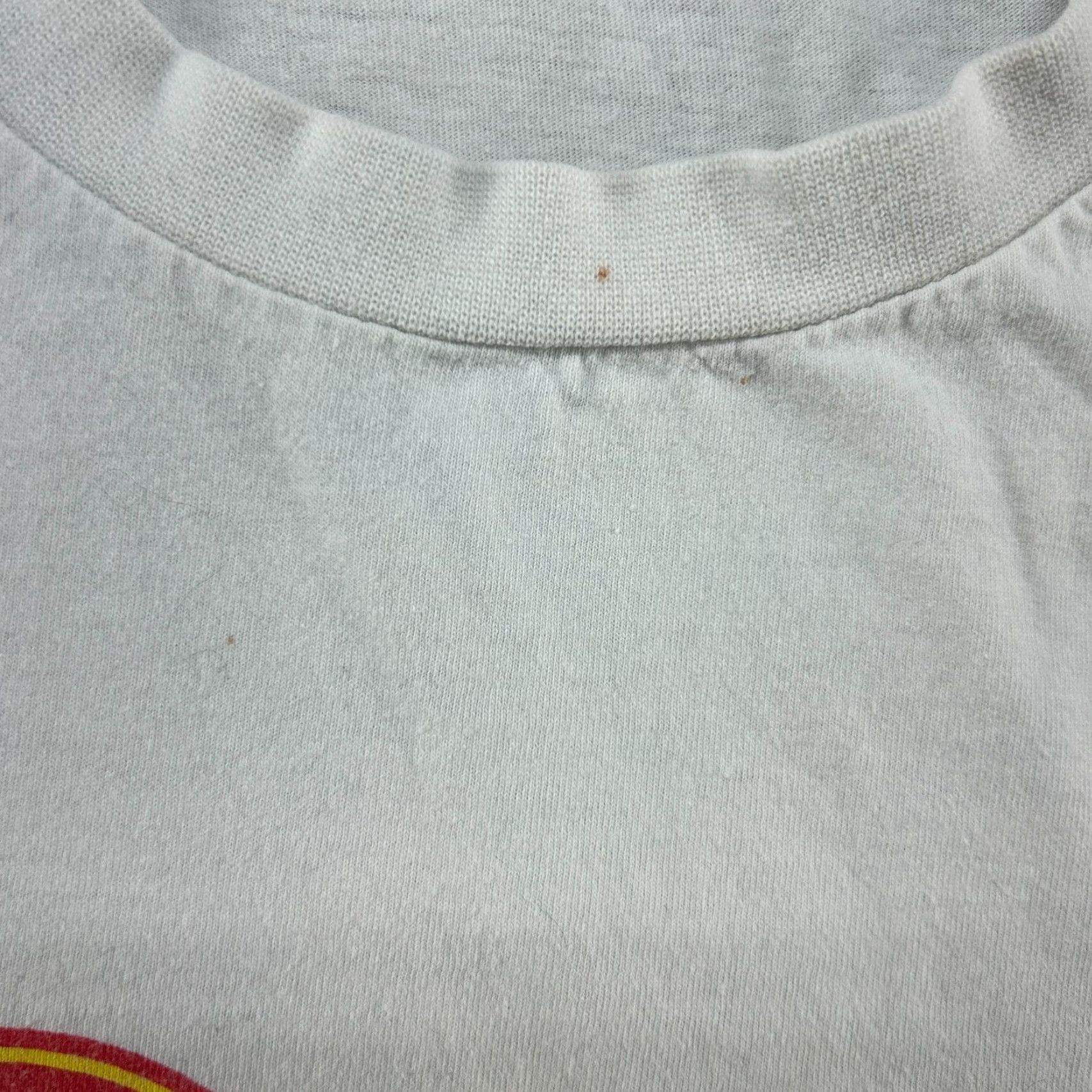 Vintage VINTAGE Mr Potato Head Shirt Mens L White Short Sleeve Graphic Weird Cut Y2K Fish 90s Intel Logo Size US L / EU 52-54 / 3 - 2 Thumbnail