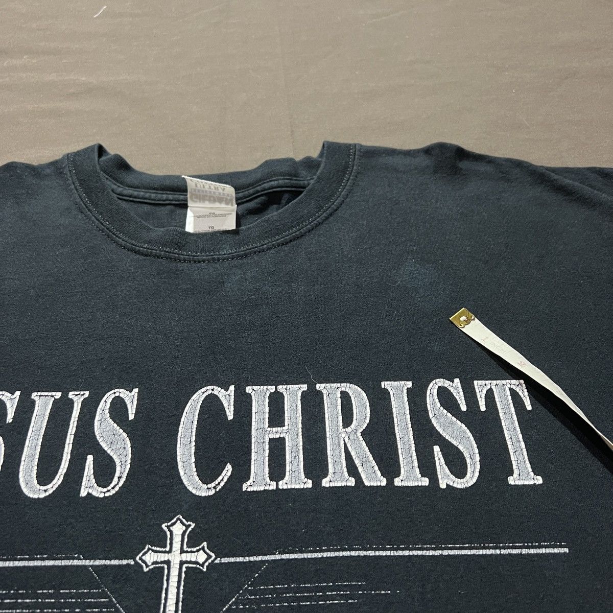 Vintage Vintage Y2K JESUS CHRIST Bible Holy God Promo Tee Faded XL Size US XL / EU 56 / 4 - 4 Thumbnail