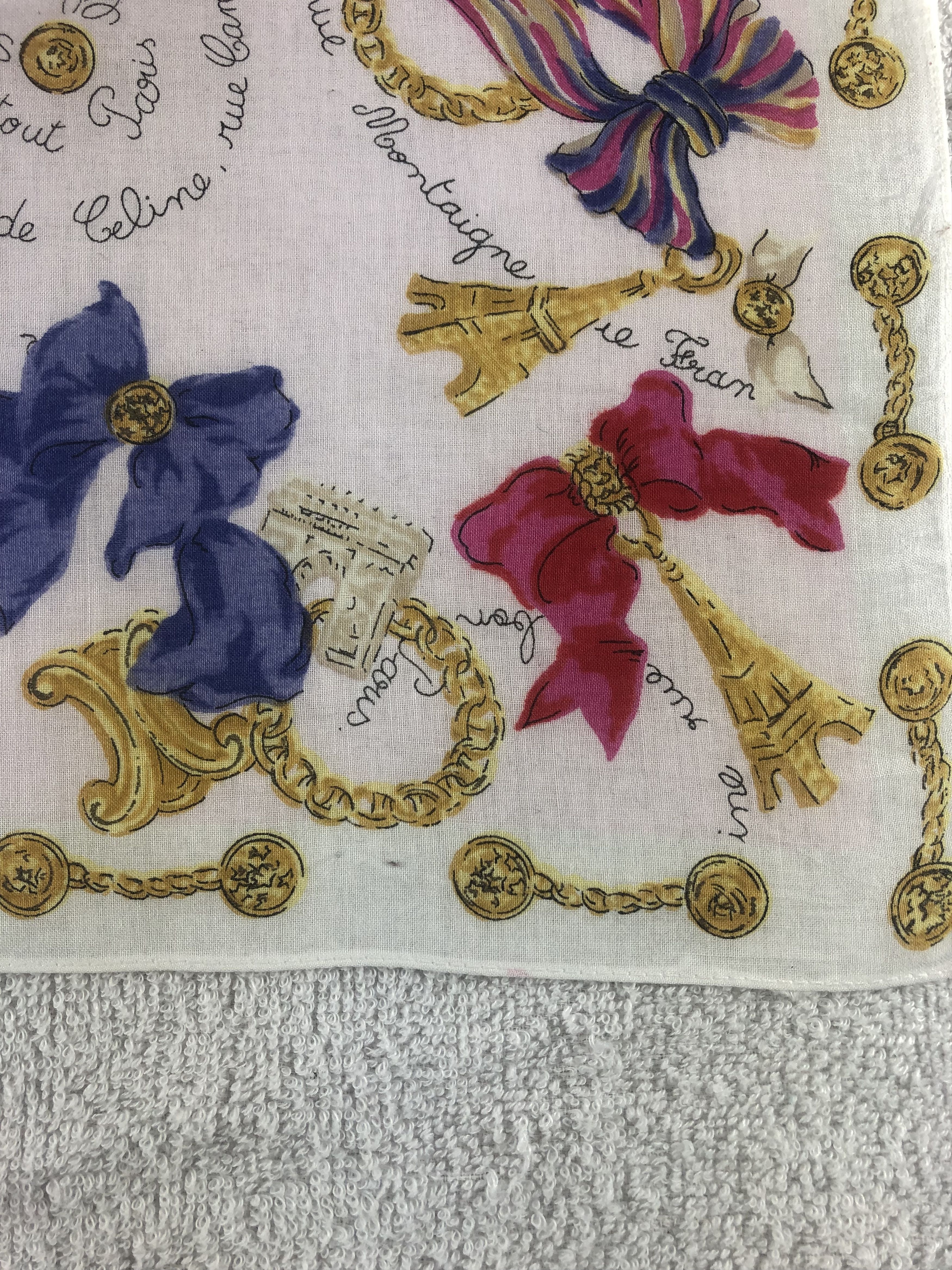Celine Celine Handkerchief / Bandana / Neckerchief Size ONE SIZE - 5 Thumbnail