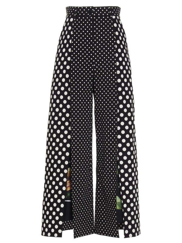Dolce & Gabbana o1y0925 Casual Pant in Black/White Size 25" / US 0 / IT 36 - 1 Thumbnail