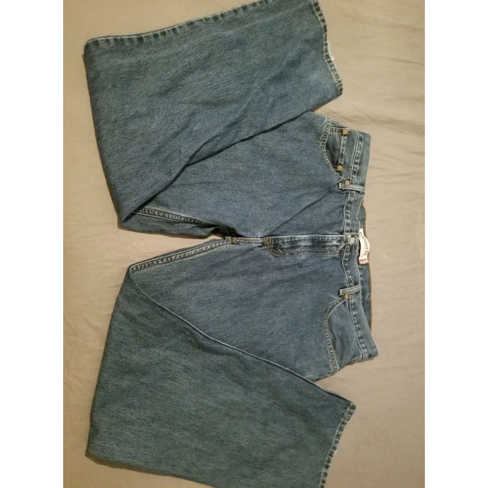 Levi's Levi's 505 Jeans Mens 42x32 Regular Straight Denim Blue Pants Jeans Size US 42 / EU 58 - 4 Thumbnail
