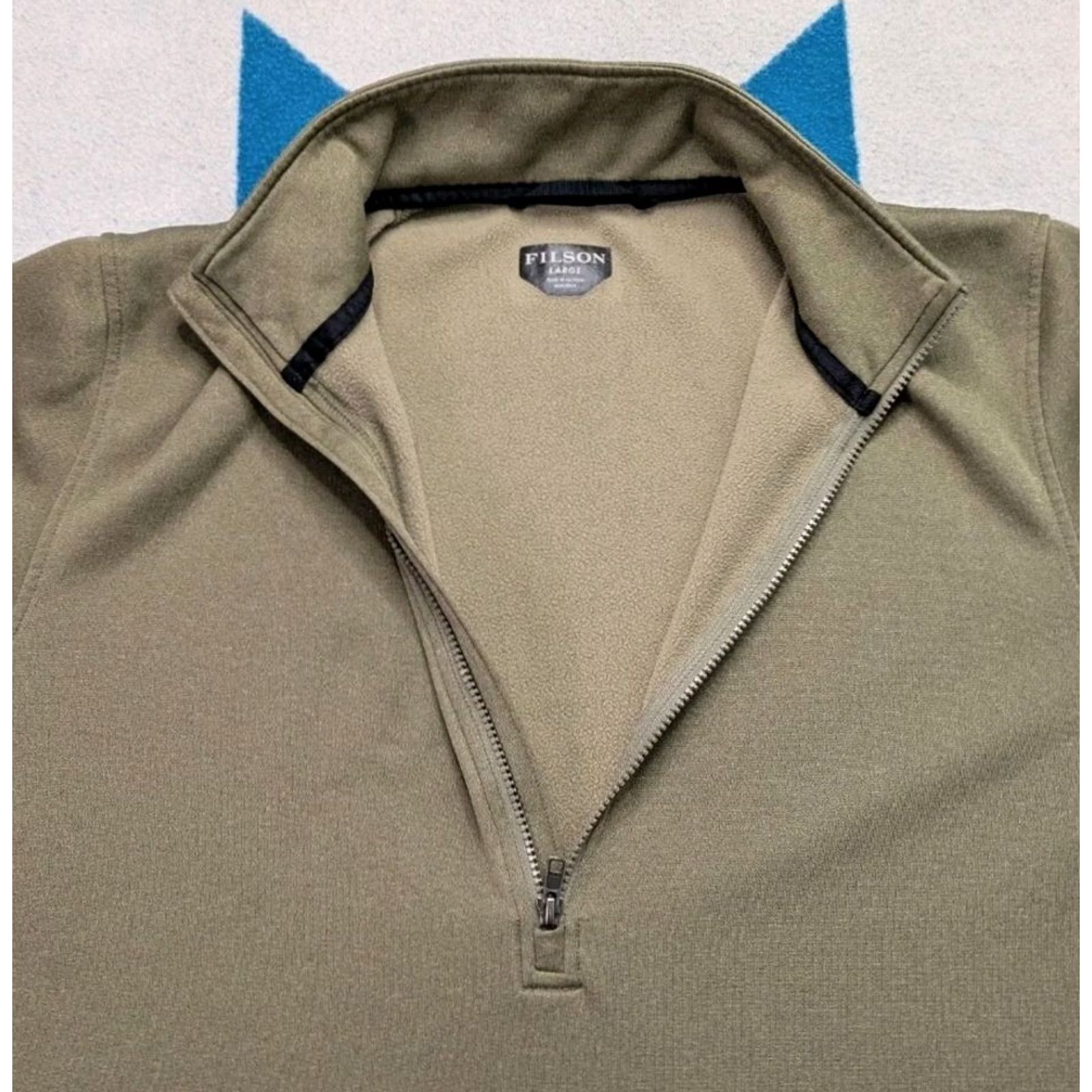 Filson Filson Fleece Pullover Jacket Lichen Green Large Size US L / EU 52-54 / 3 - 3 Thumbnail