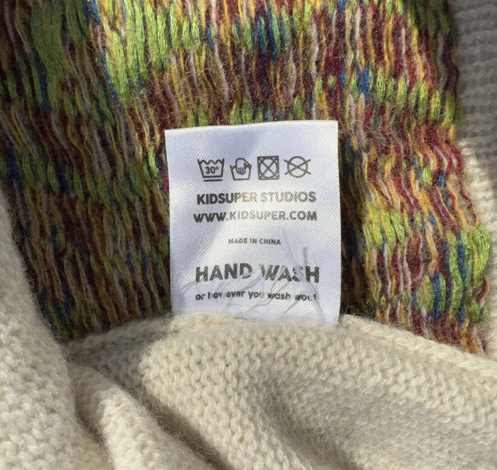 Designer KidSuper Studios Bull In A China Shop Knit Woven Sweater XL Size US XL / EU 56 / 4 - 8 Thumbnail