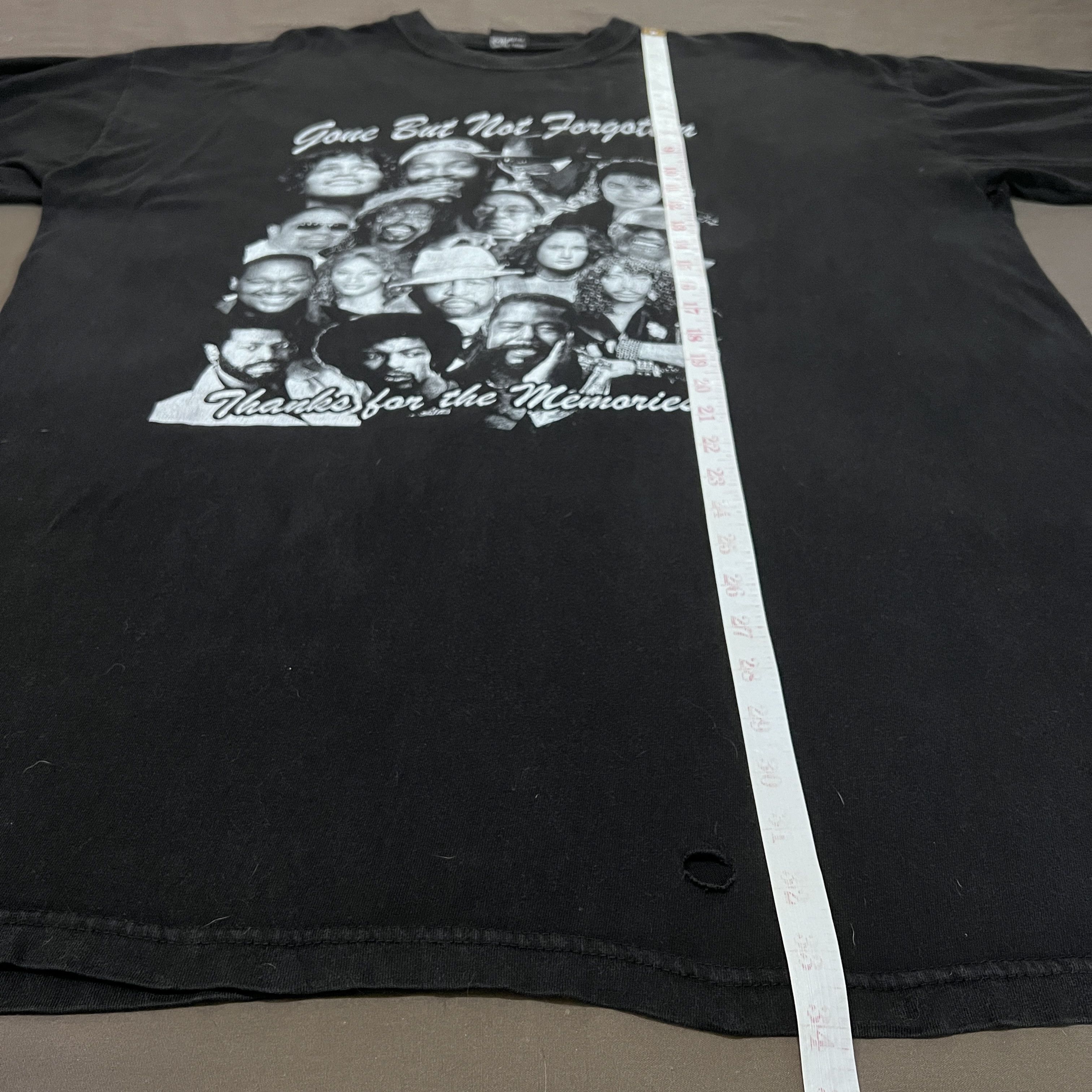 Rap Tees × Vintage Vintage Y2K Gone But Not Forgotten Rap Tee R&B Soul Funk 4XL Size US XXL / EU 58 / 5 - 13 Thumbnail